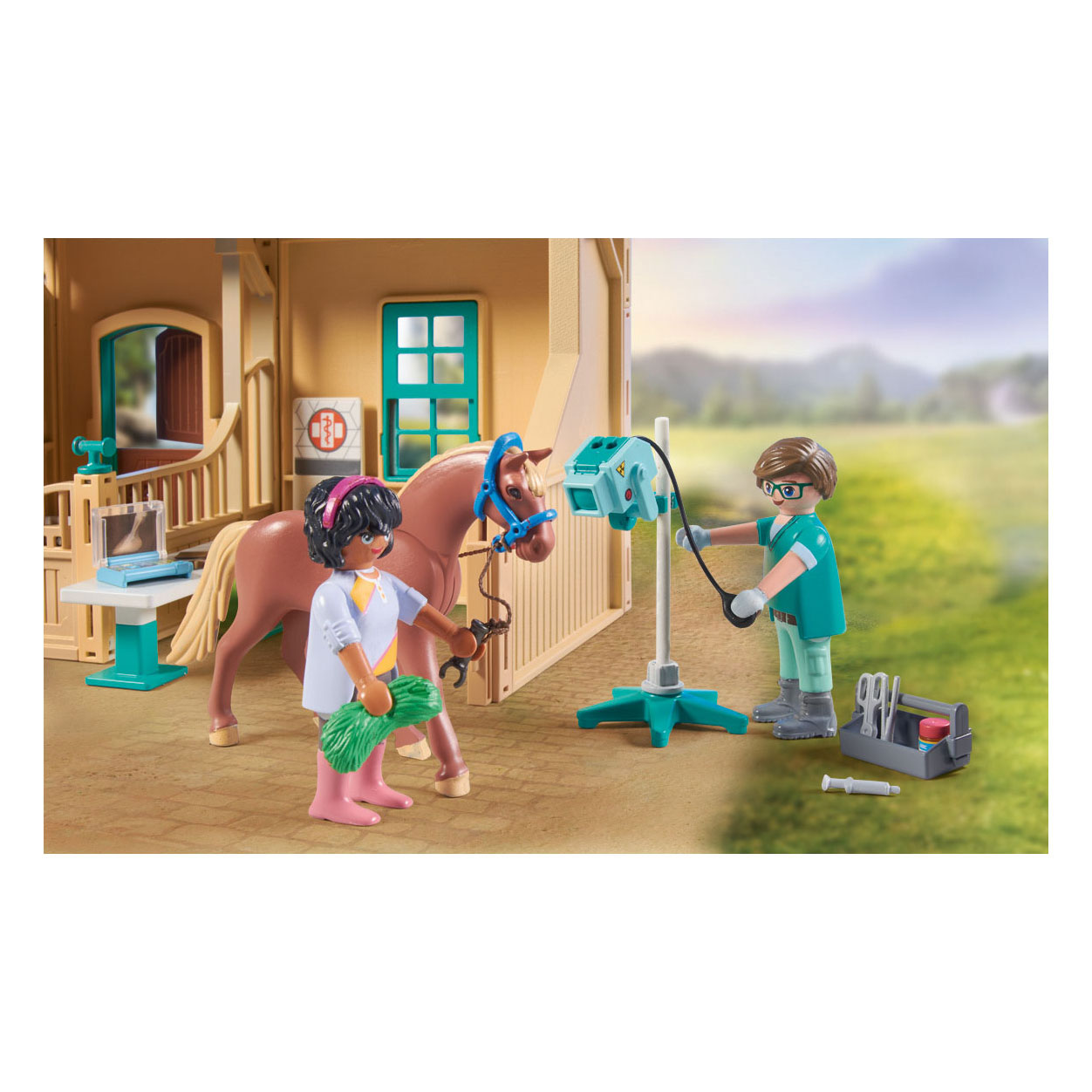 PLAYMOBIL Horses of Waterfall 71352 Riding Therapy and Veterinary