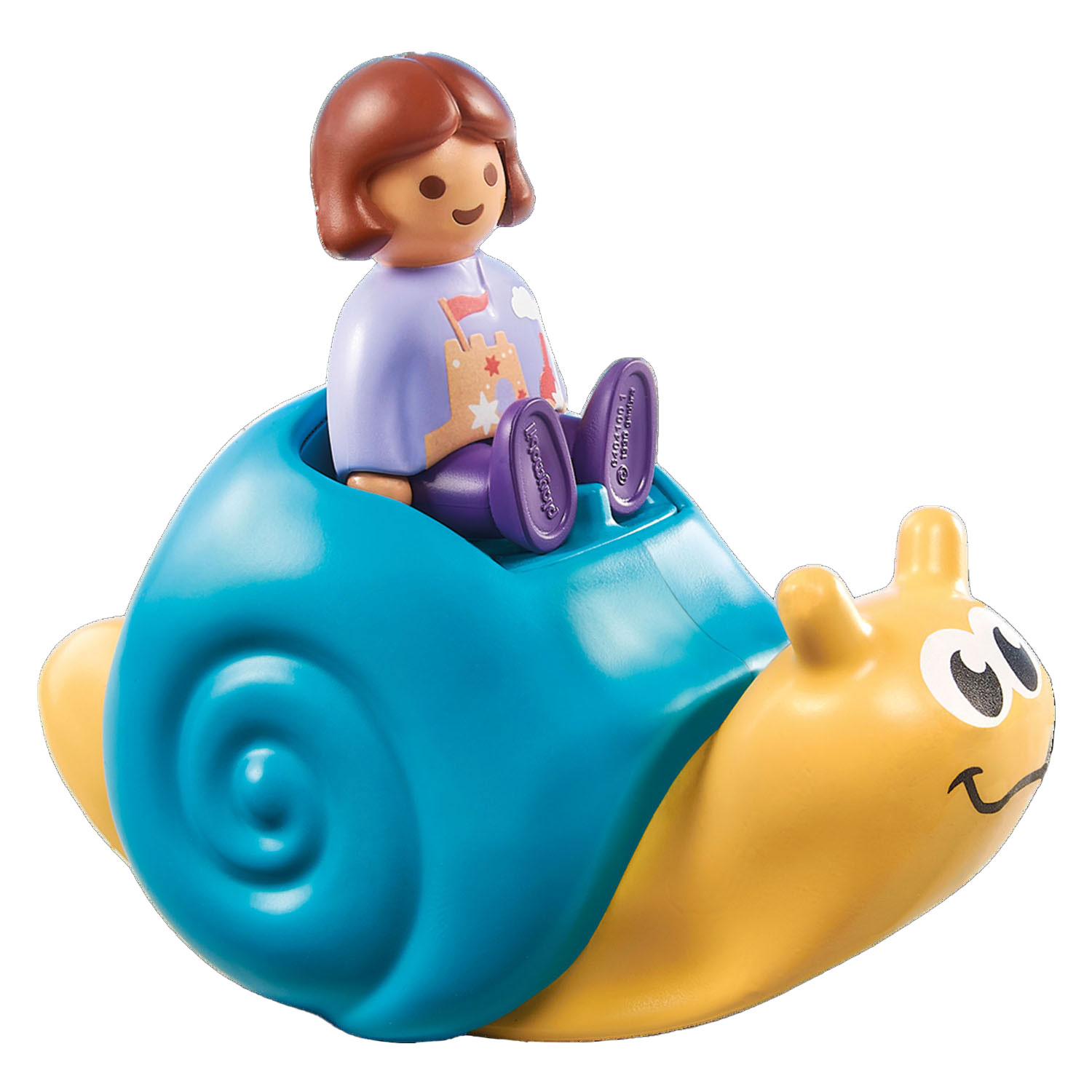  Playmobil 1.2.3: Rocking Snail with Rattle Feature : Toys &  Games