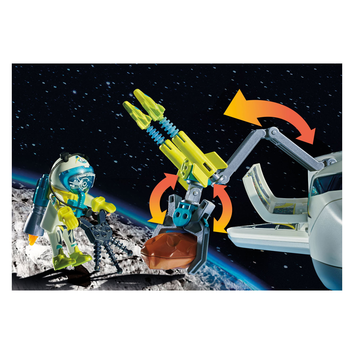 PLAYMOBIL SPACE - PROMO-PACK NAVETTE SPATIALE DE MISSION #71368 - PLAYMOBIL  / Space