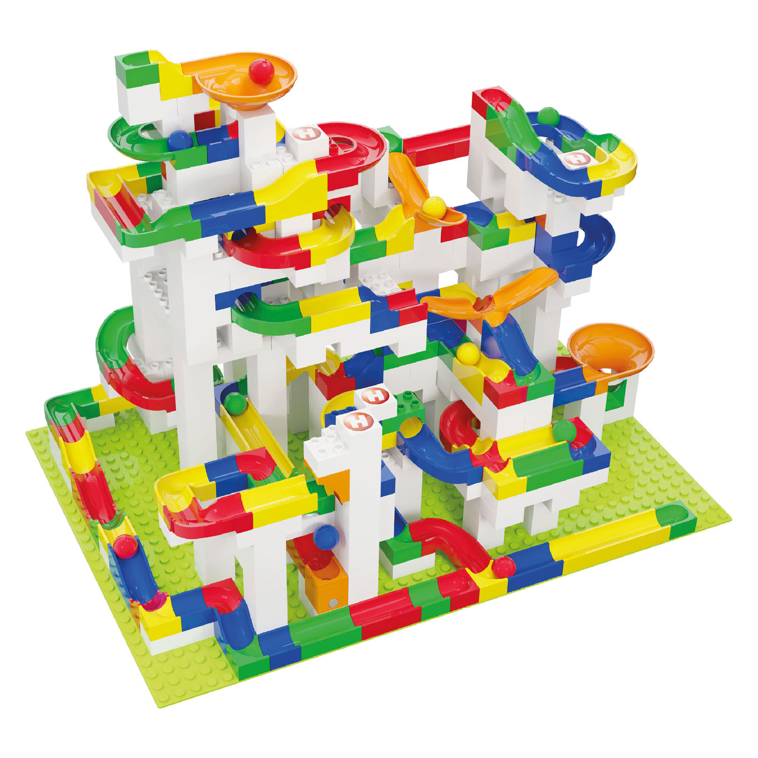 Allerion Rietjes Bouwpakket - 1154-delig - Met Veel Accessoires - Creatief Bouw Speelgoed Voor Jongens En Meisjes Stem Speelgoed Inclusief Opbergdoos