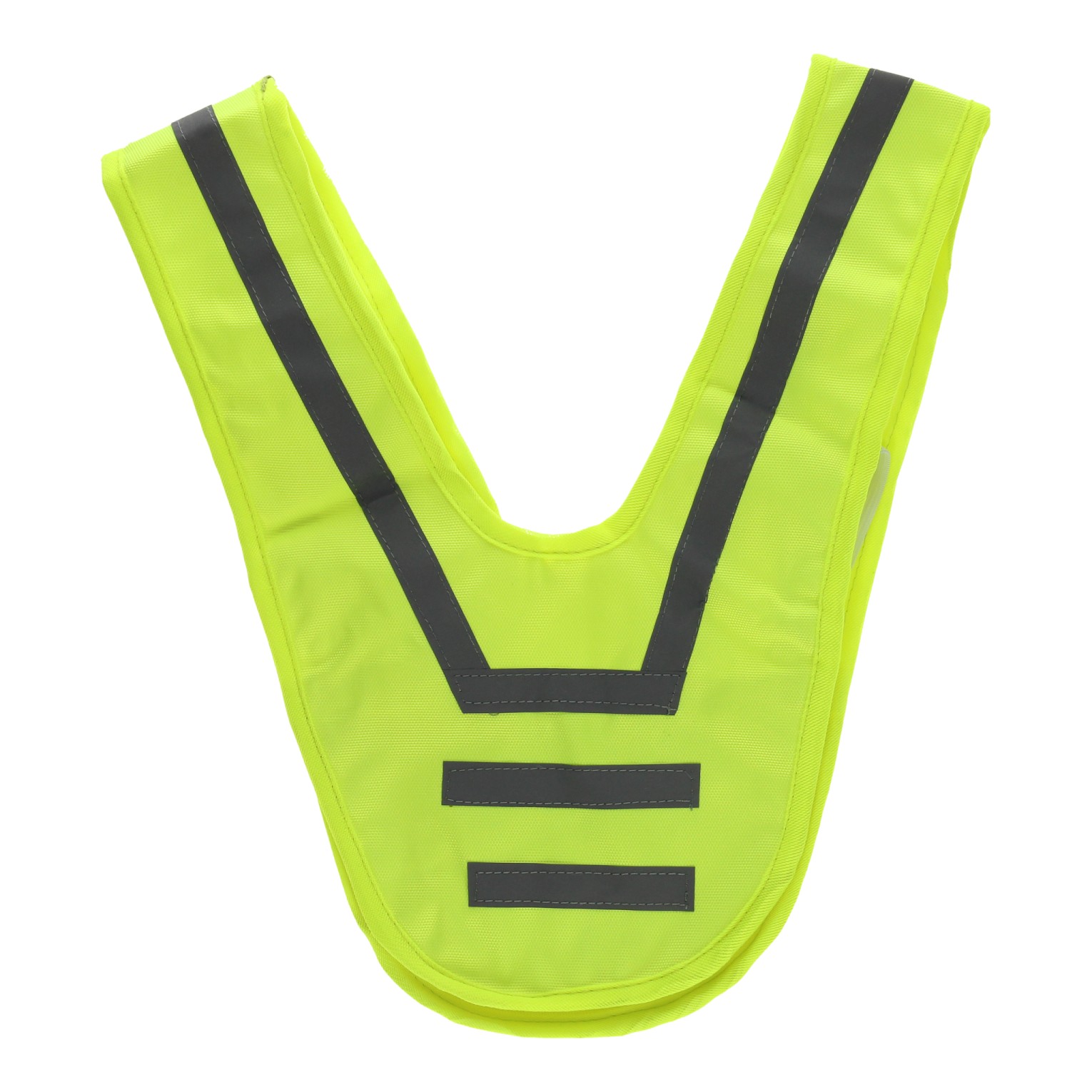 Dreiecksweste, Warnweste, Sicherheitsweste Größe M/L, gelb, mit  Reflexstreifen für Fahrrad, E-Bike, Skating, E-Roller, Jogging