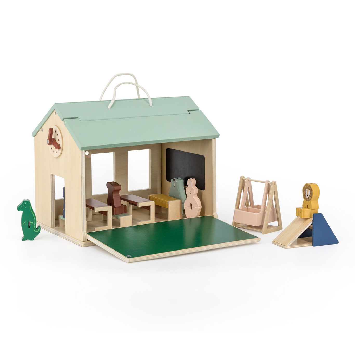 Trixie Wooden Dollhouse with Accessories