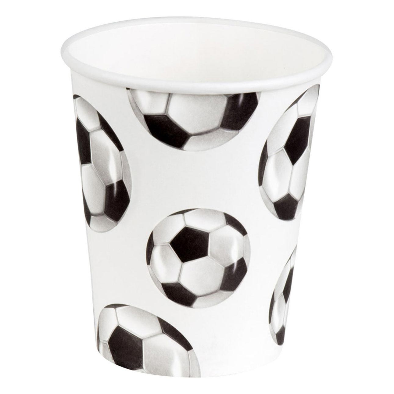 Darts kolonie Wanten Paper Cups Football, 10pcs. | Thimble Toys