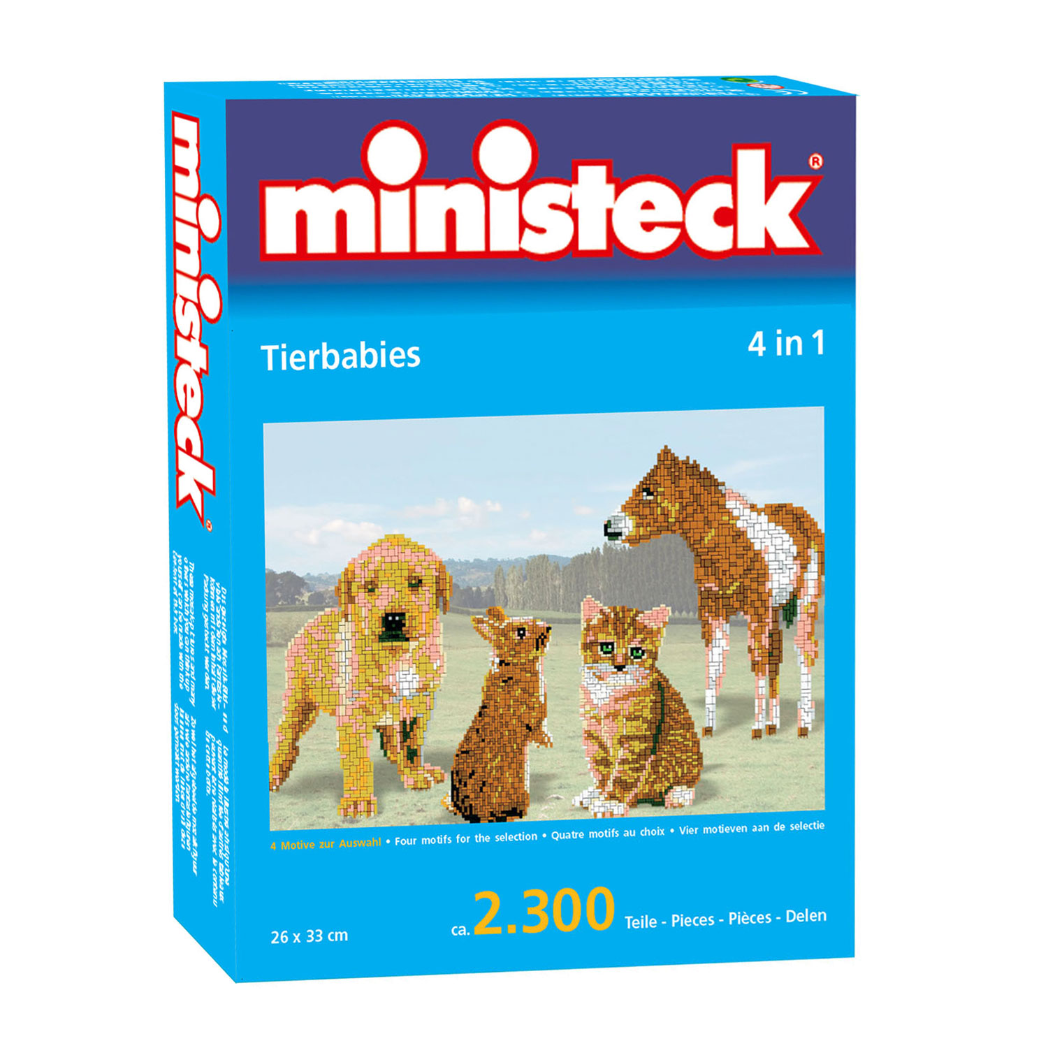 Geloofsbelijdenis Verniel Doorweekt Ministeck Young Animals, 2300st. | Thimble Toys