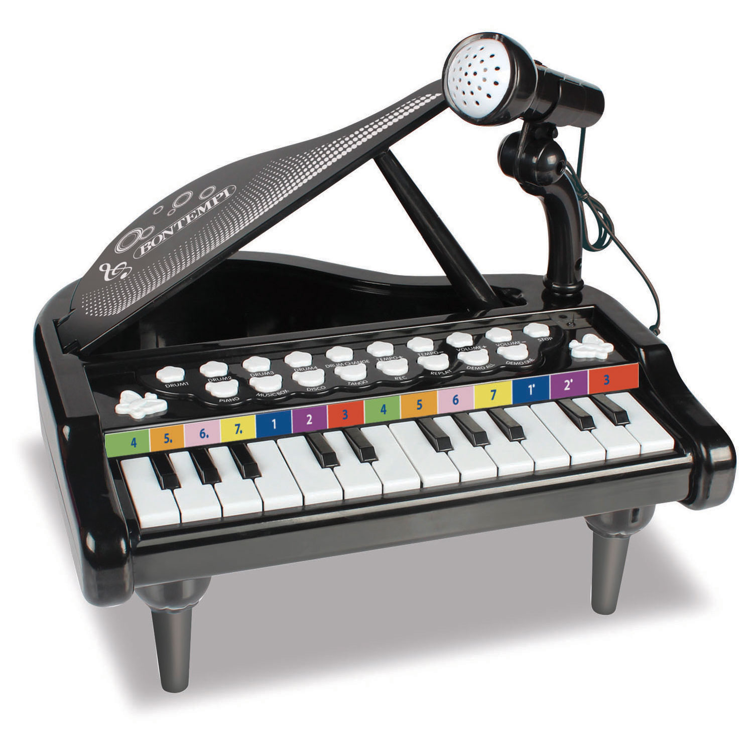 Grote hoeveelheid Verslaafd ingewikkeld Bontempi Piano met Microfoon | Thimble Toys