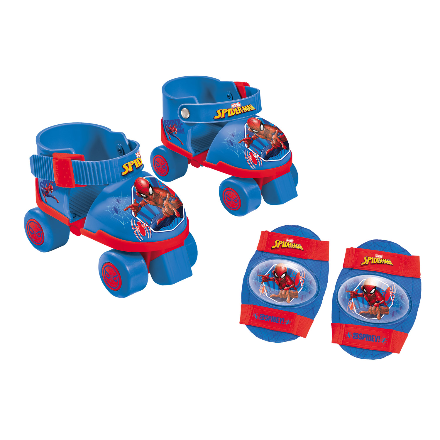 compressie schouder Lol Spiderman Roller Skates with Protection Set, size 22-29 | Thimble Toys