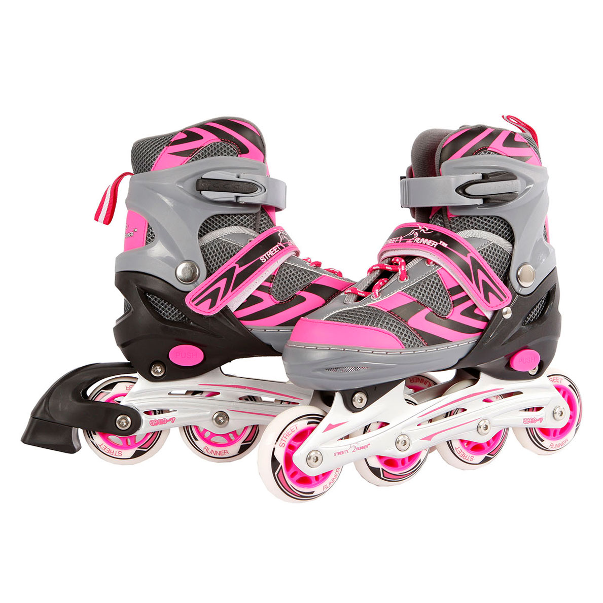 Speed skates Pink / Gray, size 35-38 | Toys