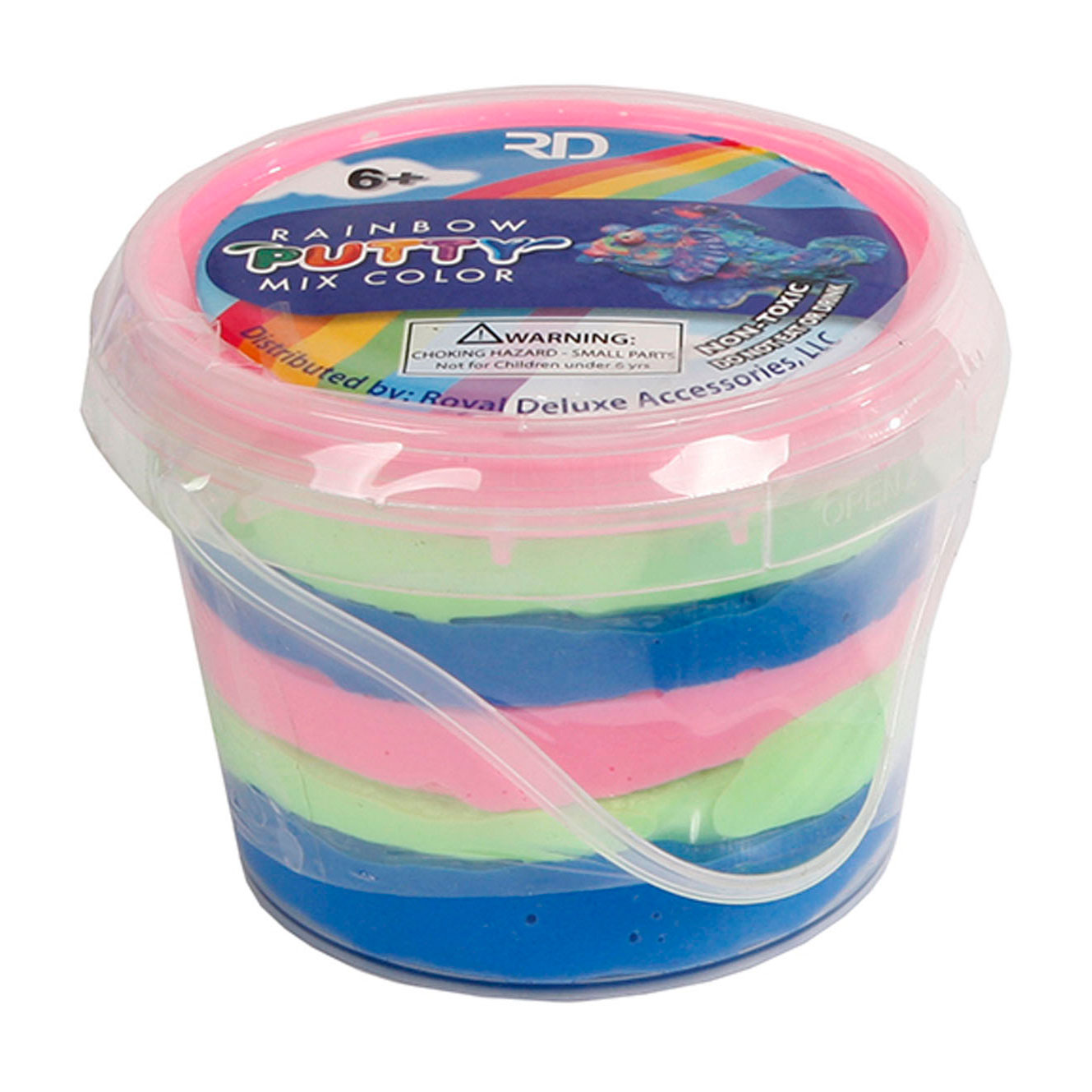goedkoop Zuivelproducten inhoud Stuiter Putty Rainbow, 110gr. | Thimble Toys