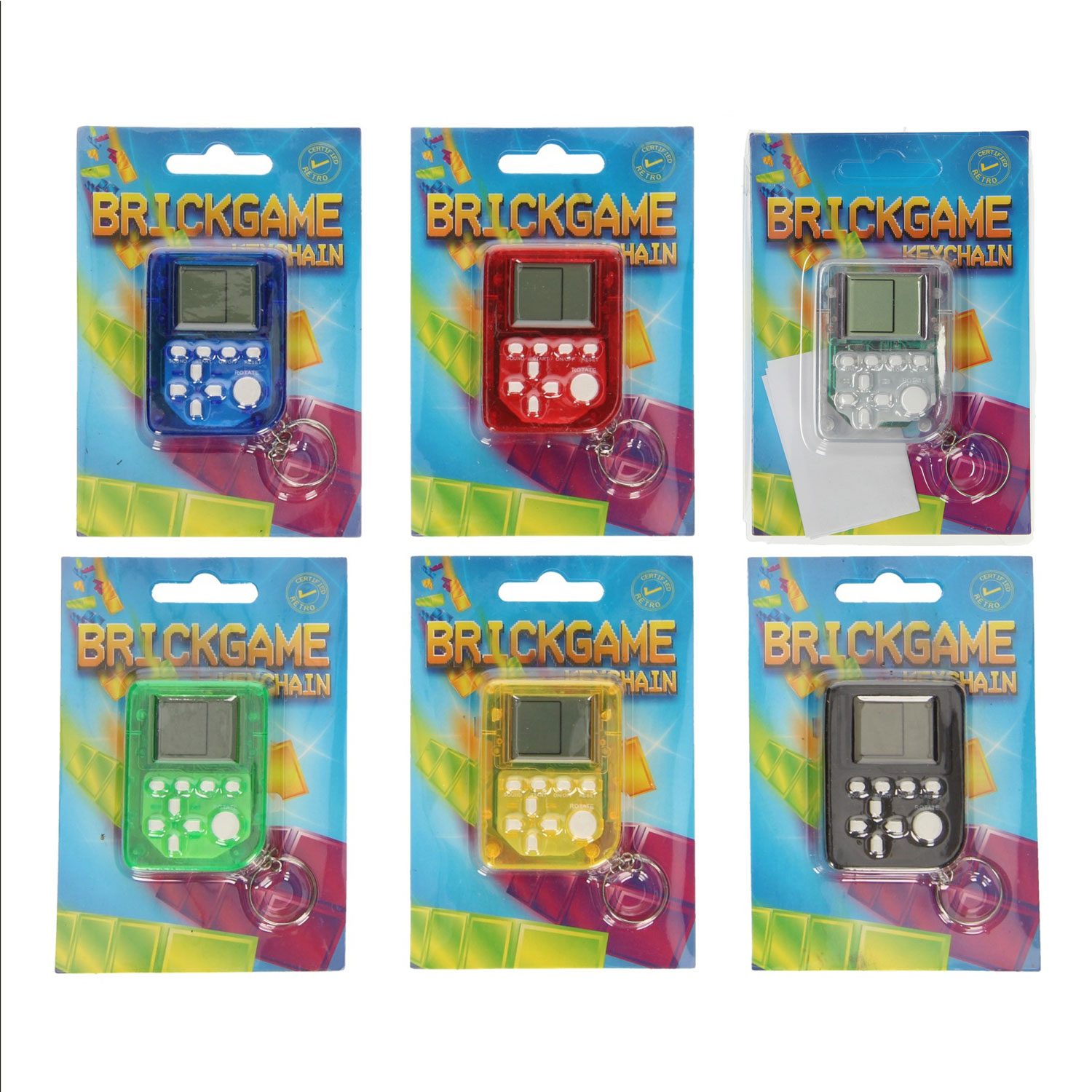 Mini Game Chaveiro Brickgame - DMT6204 - Dm Toys - Real Brinquedos