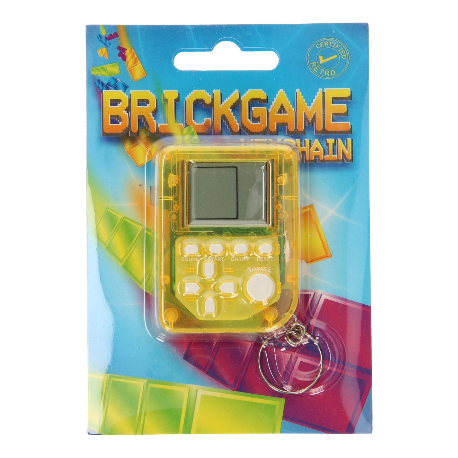 Mini Game Chaveiro Brickgame - DMT6204 - Dm Toys - Real Brinquedos