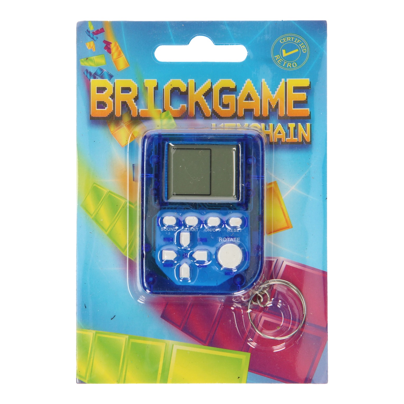 Mini Game Chaveiro Brickgame - DMT6204 - Dm Toys - Real Brinquedos