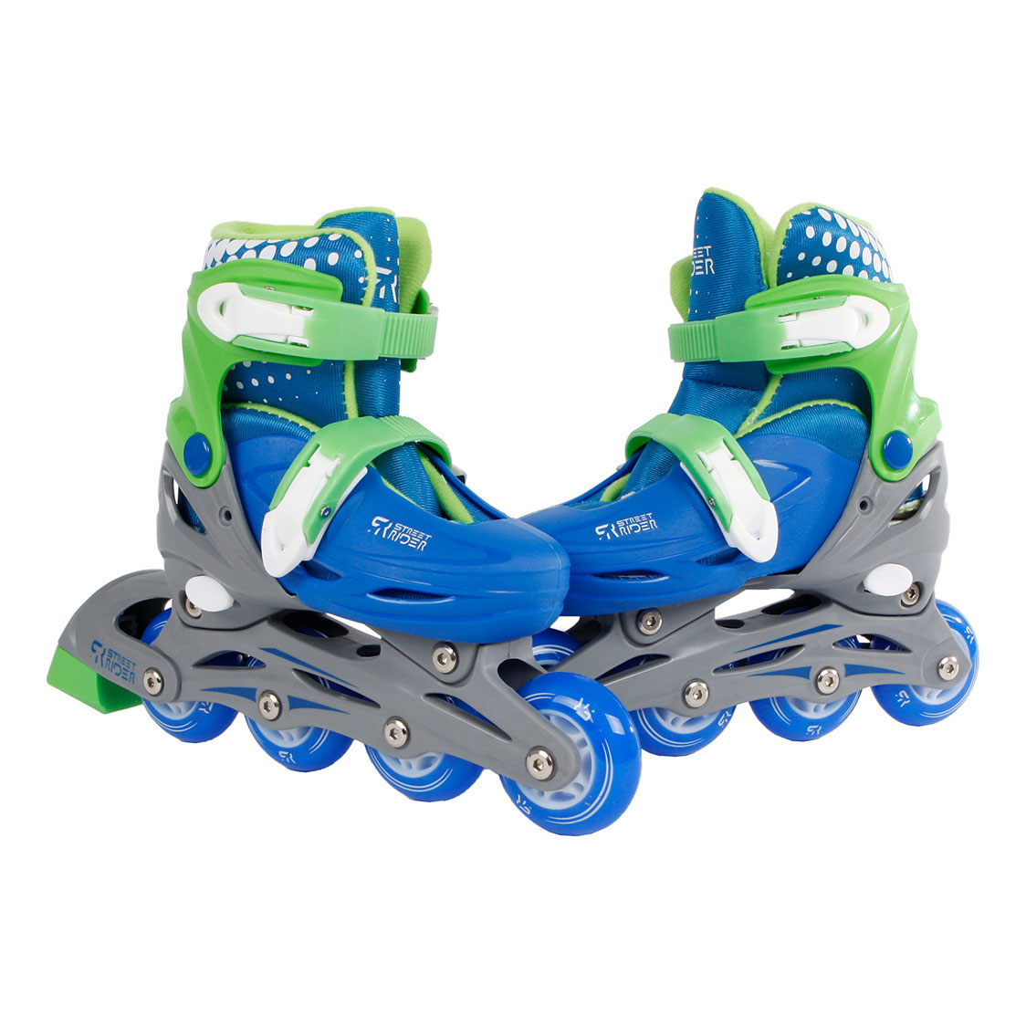 slogan Commissie controleren Street Rider Inline Inline Skates Blue, Size 30-33 | Thimble Toys