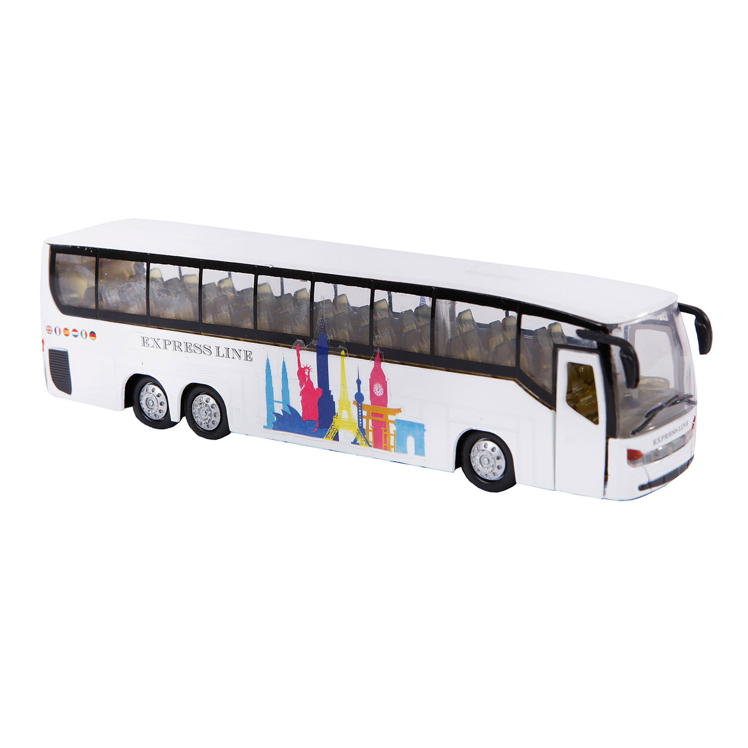 Componist Luidspreker Nuttig Kids Globe Die-cast Bus with Light and Sound, 19cm | Thimble Toys