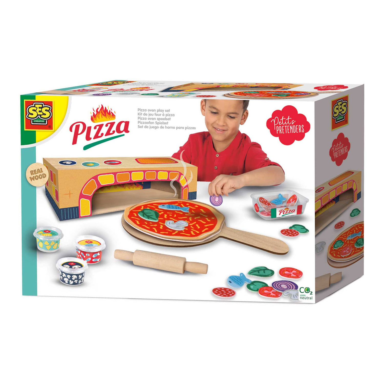 Platteland oorlog voedsel SES Petit Pretenders Pizza Oven Playset | Thimble Toys