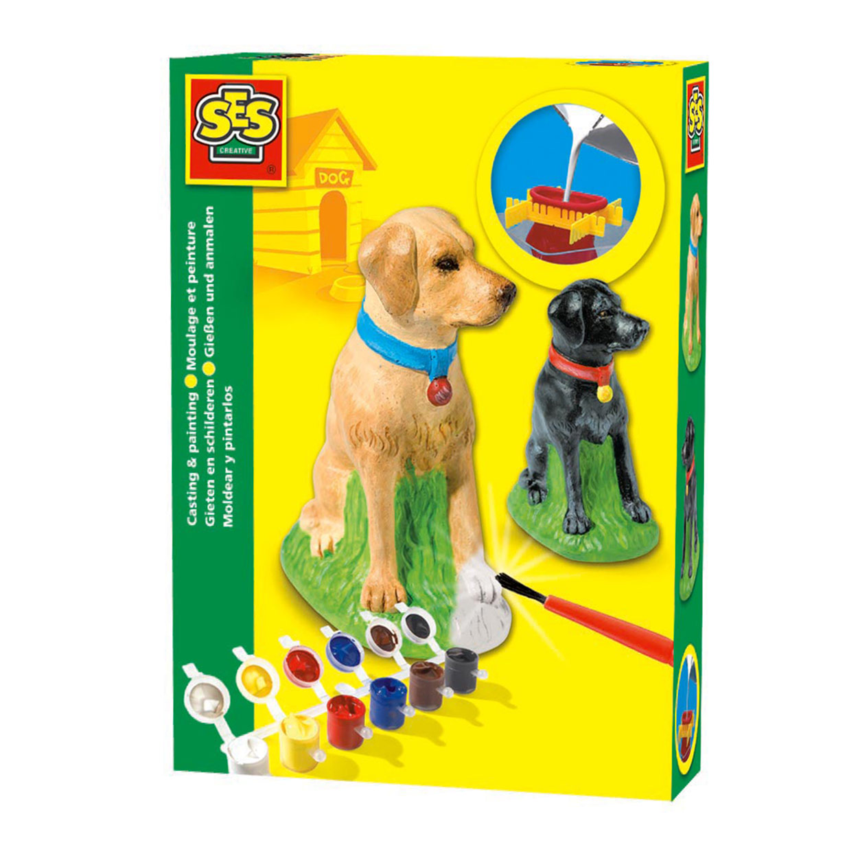 SES Plaster Casting-Labrador Thimble Toys