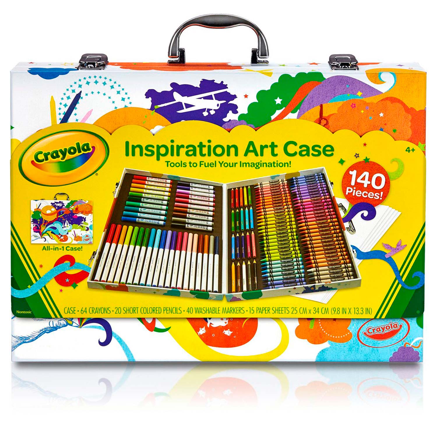 Crayola Inspiration Art Case, Including Crayons, Pens, Coloring