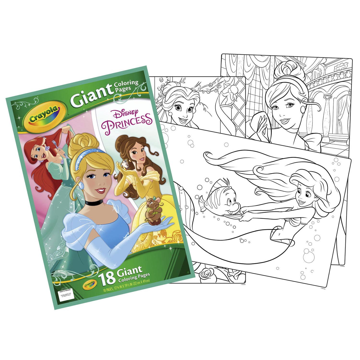 Crayola Giant Coloring Pages   Disney Princess   Thimble Toys