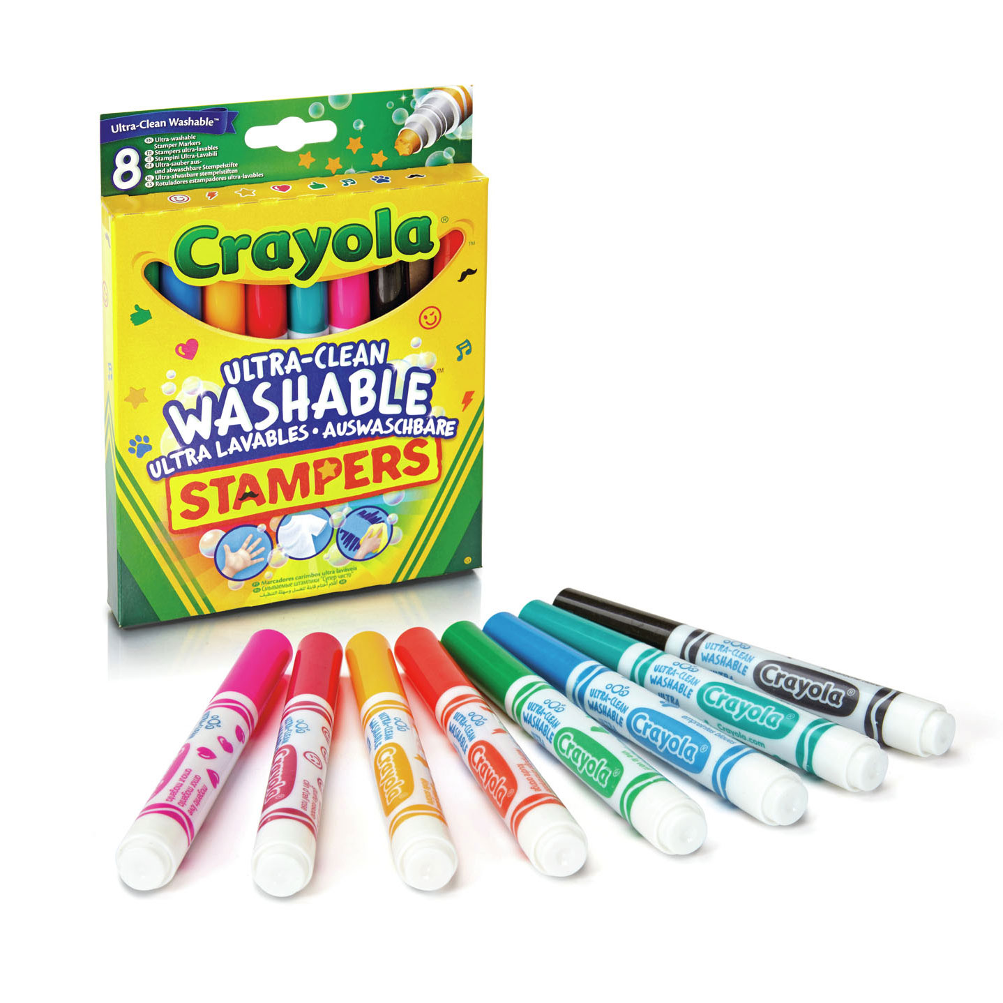 Crayola® 12 Rotuladores Lavables Mini Kids