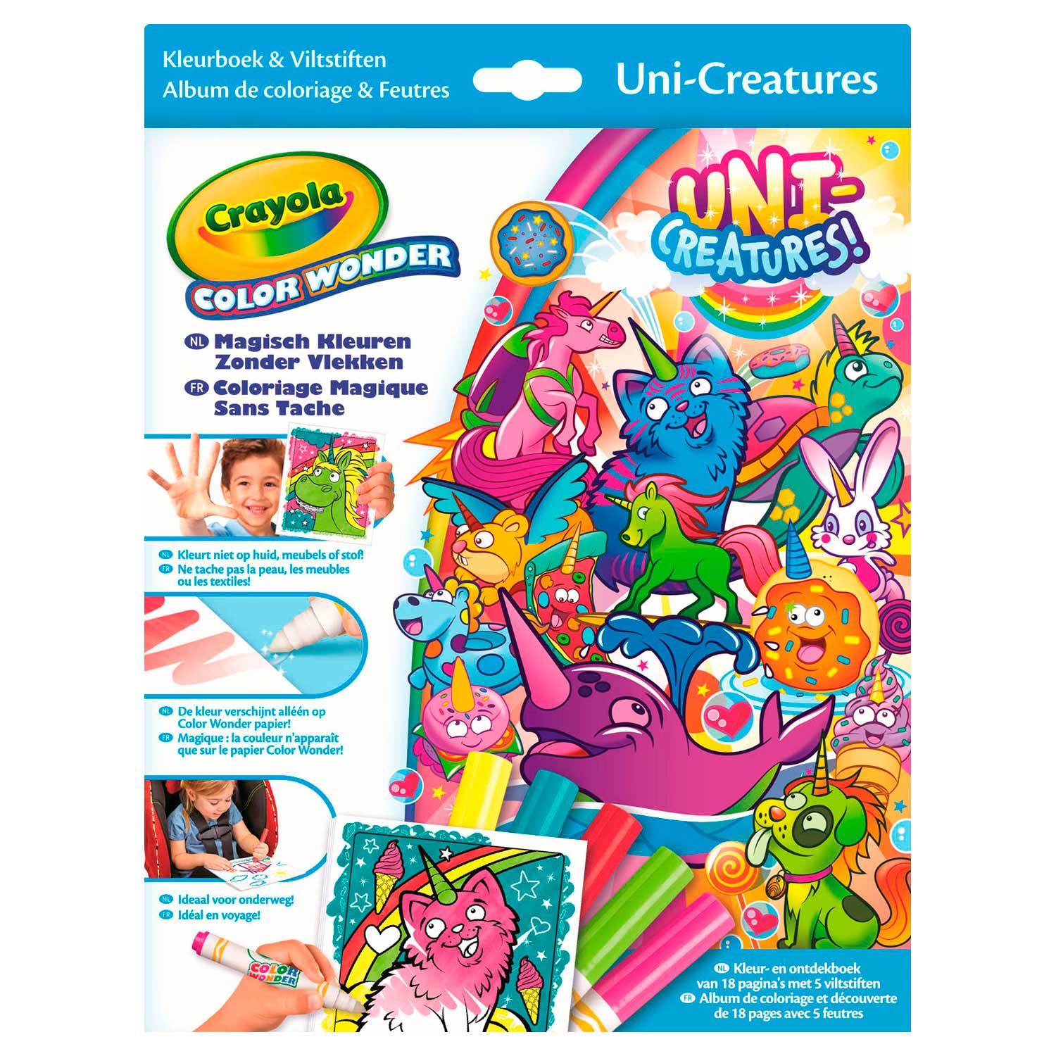 Crayola Color Wonder Unicreatures, Mess Free Coloring Pages
