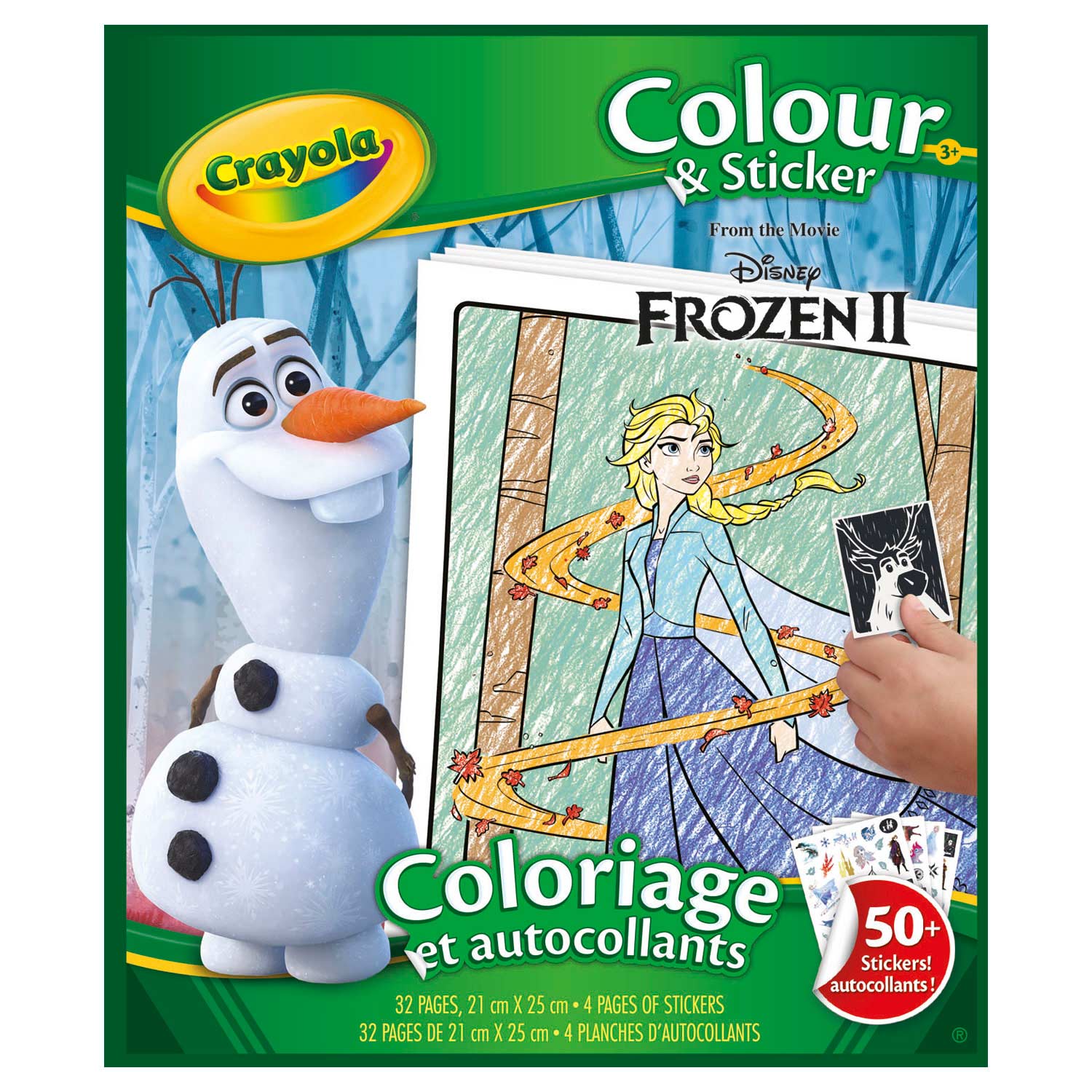Missend Beperken schieten Crayola Frozen 2 Coloring and Sticker Book | Thimble Toys