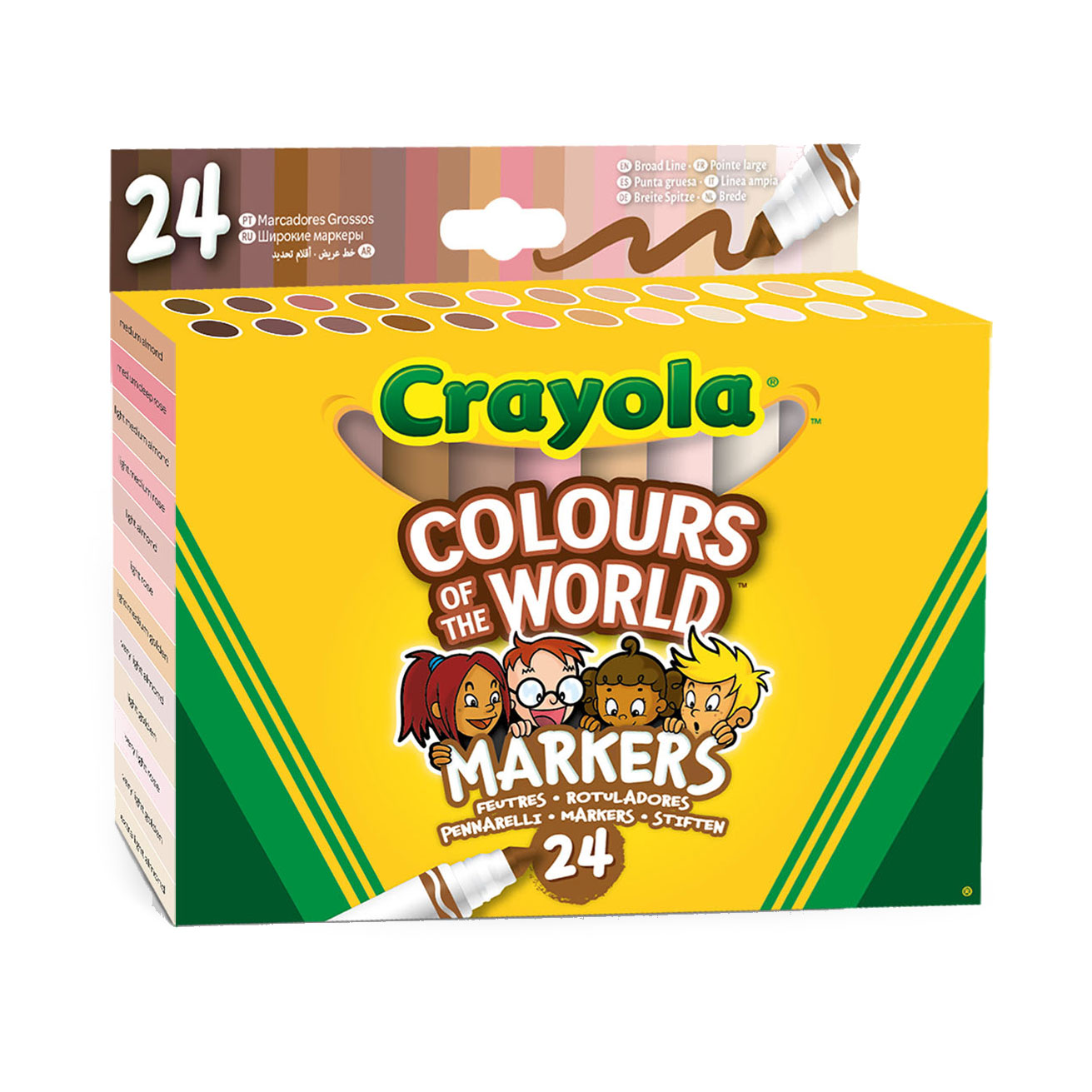 HOW TO COLOR SKIN with CRAYOLA COLORS OF THE WORLD Colored Pencils