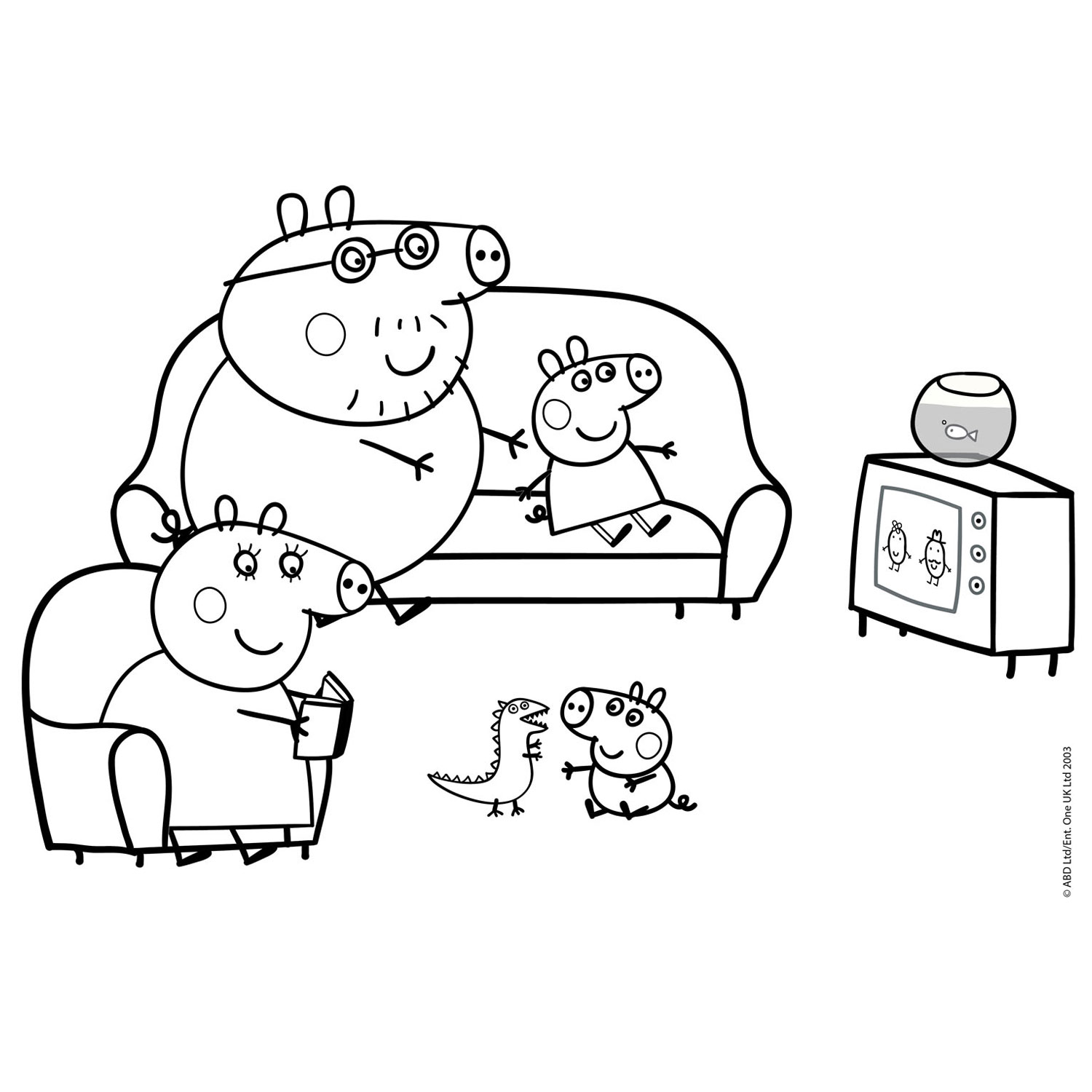 Peppa Pig Stencil Printable