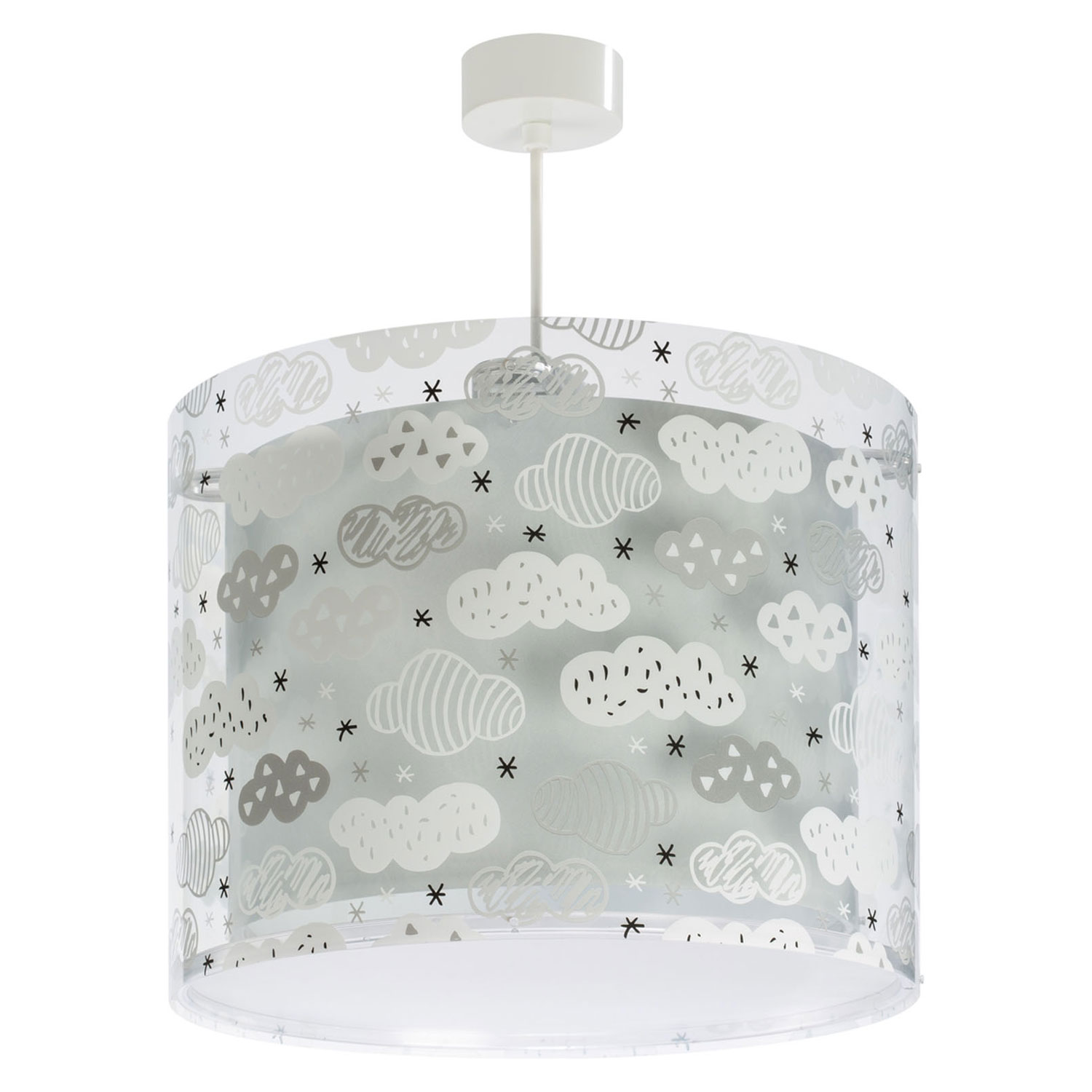 blozen Fjord oven Dalber Hanging Lamp Clouds Gray, 33cm | Thimble Toys