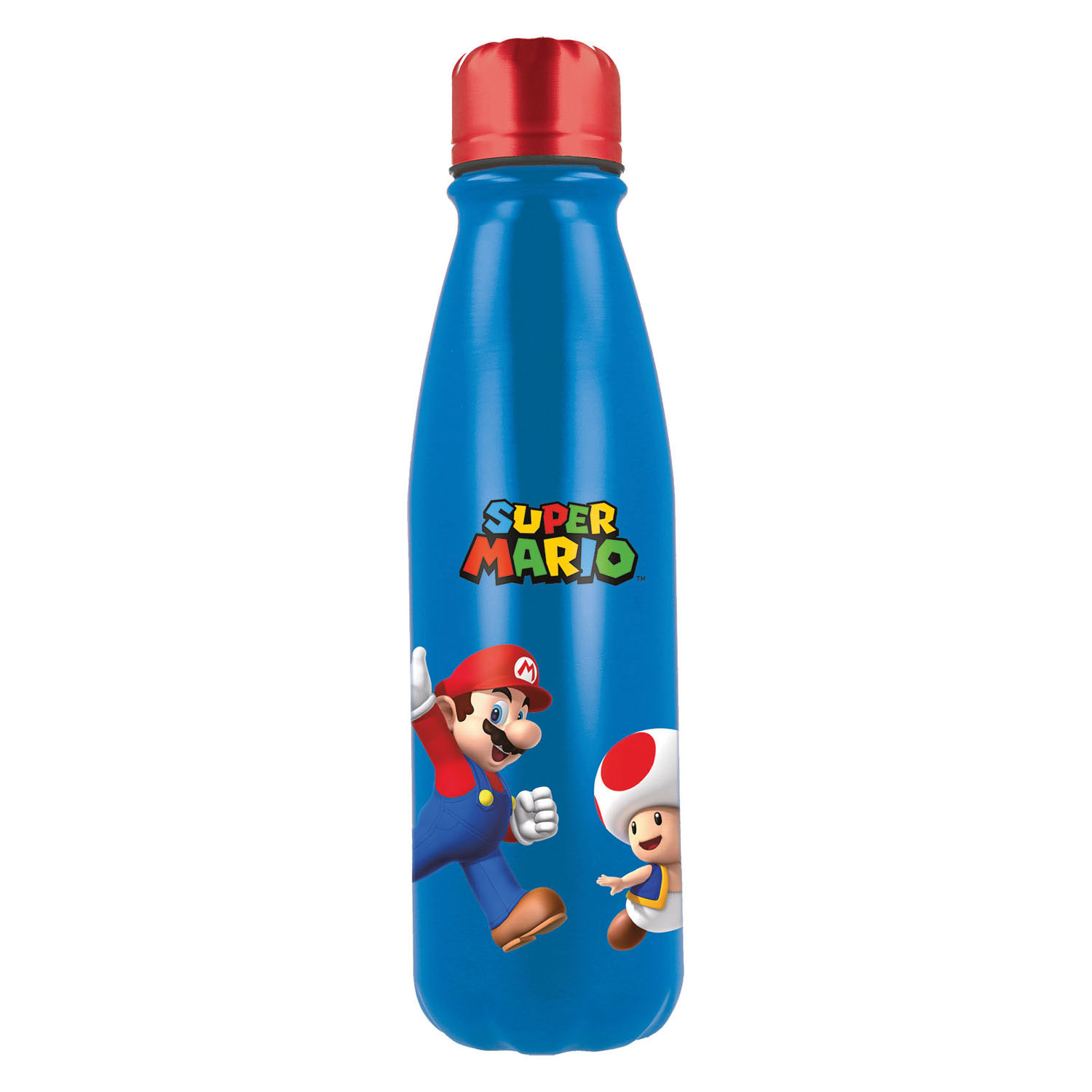 Super Mario: Stainless Water Bottle - 580ml (With Cup Ver.)