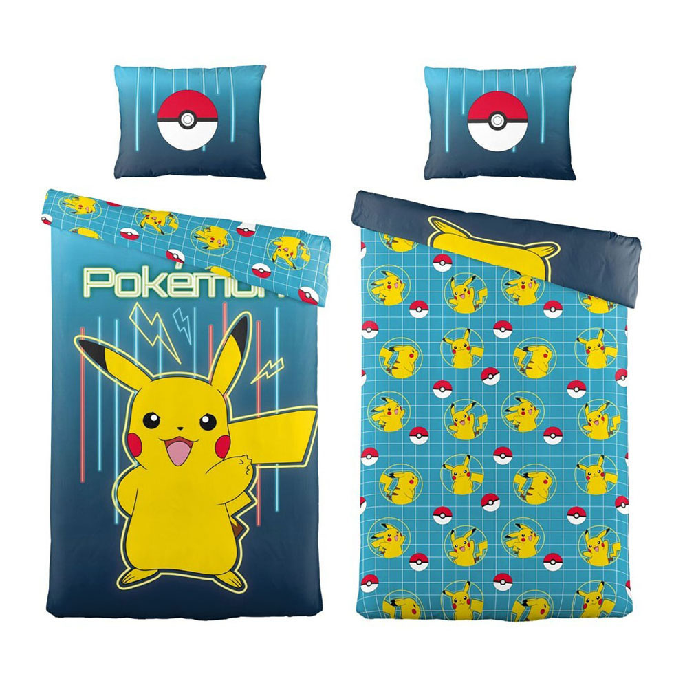 Nauw Zonnebrand Geliefde Pokemon Pikachu Duvet Cover, 140x200cm | Thimble Toys