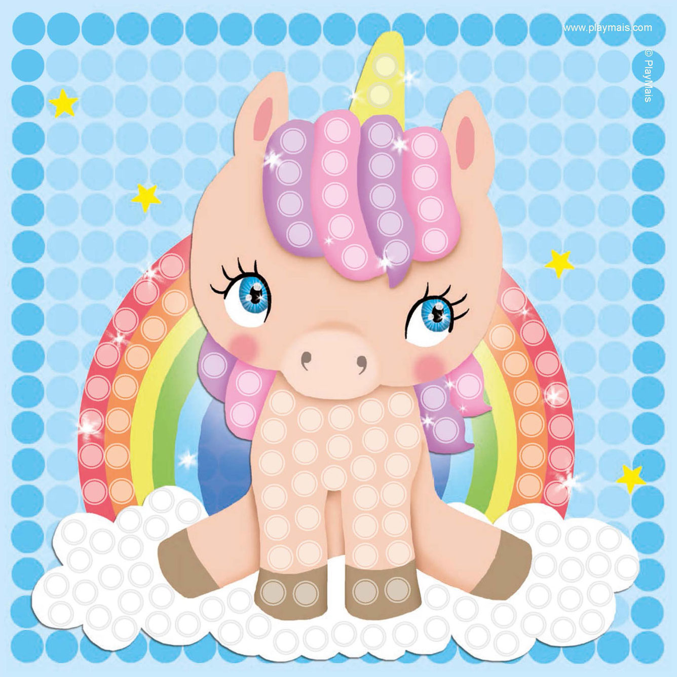 PlayMais Mosaic Dream Unicorn Kit de Loisirs cré…