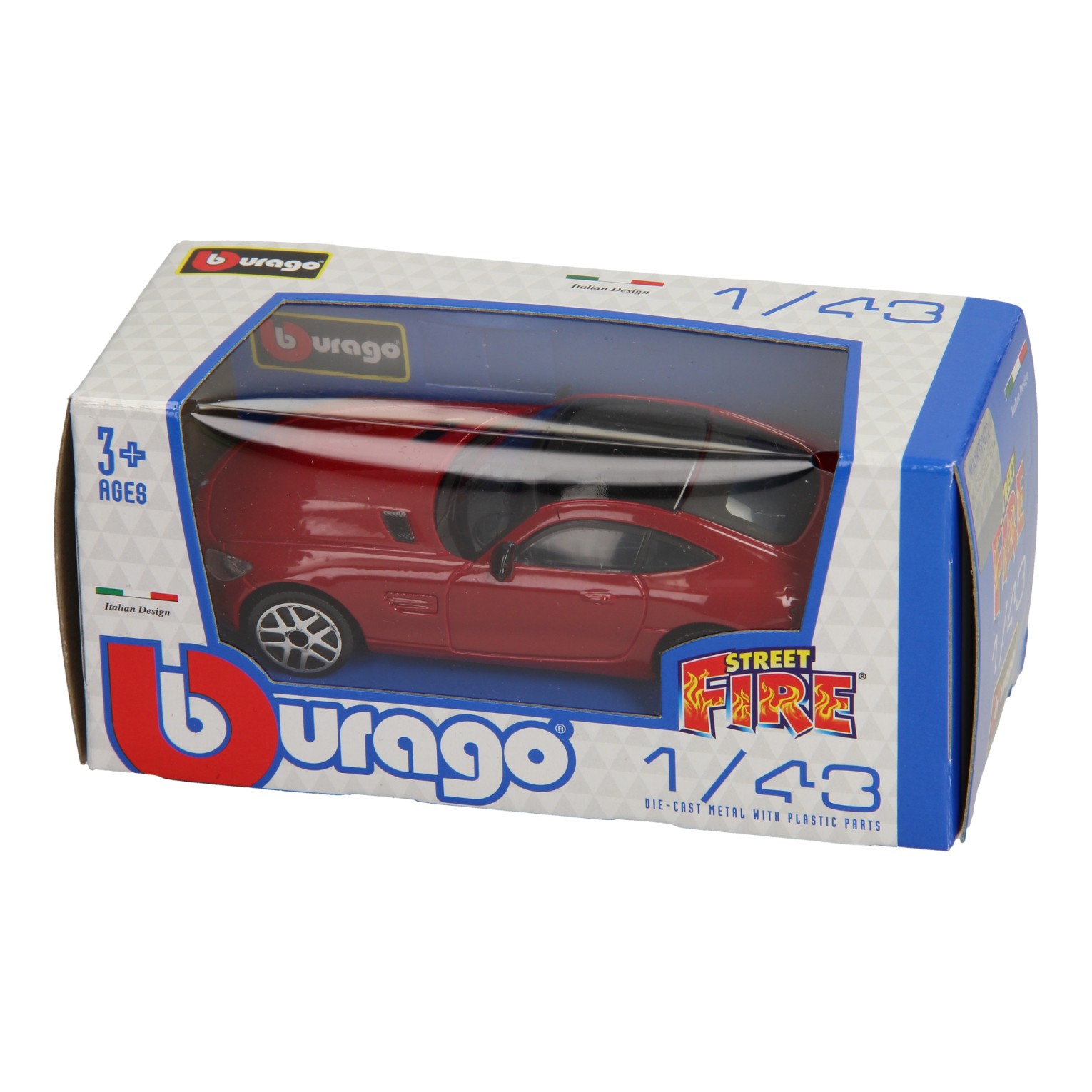 tack vliegtuigen Steken Bburago Street Fire Voertuig 1:43 | Thimble Toys