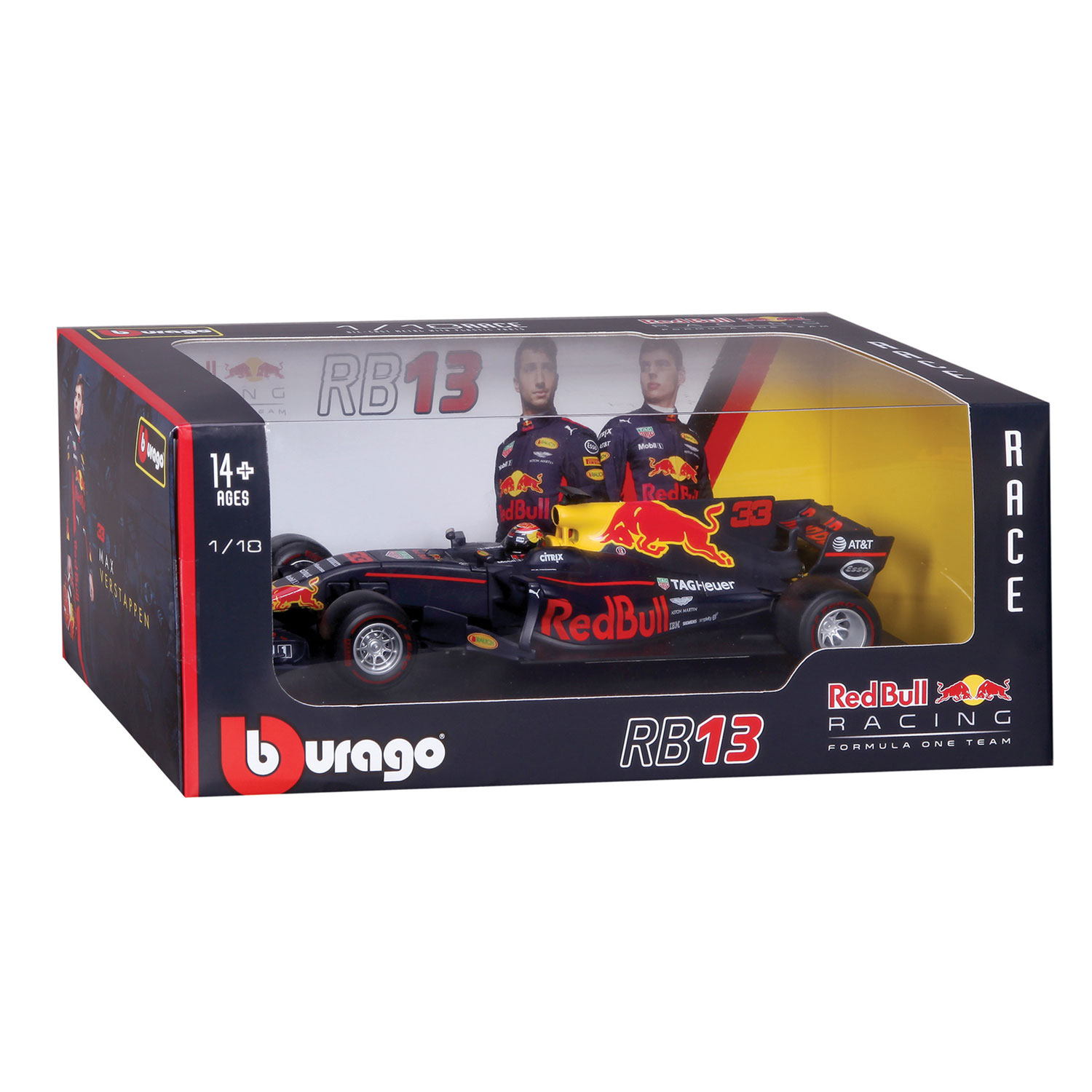 Fractie renderen rivier Bburago Red Bull Max Verstappen 1:18 RB13 | Thimble Toys