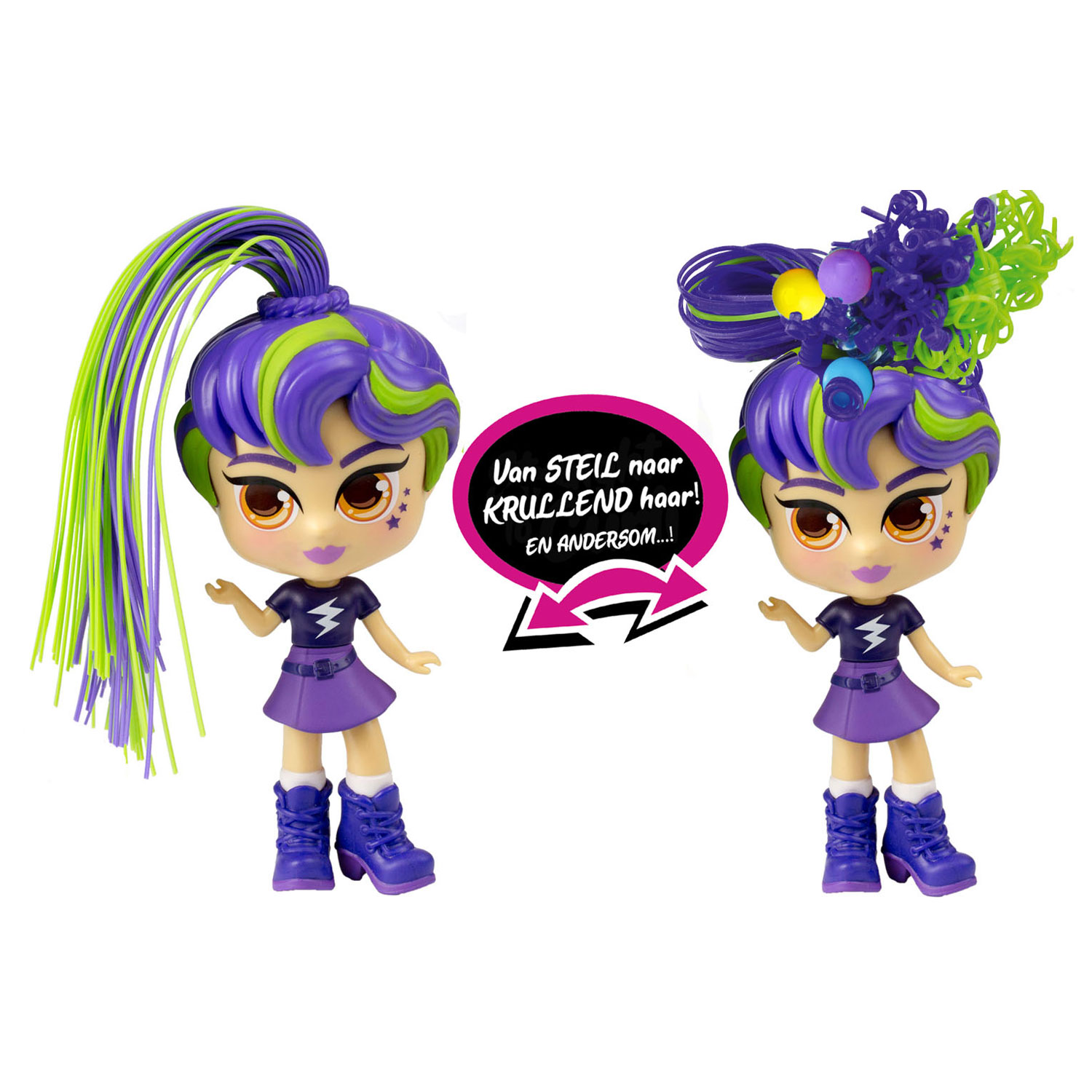 Basic Fun Curligirls Charli The Pop Star Hairstyling Doll With Magicurl Hair T2 for sale online