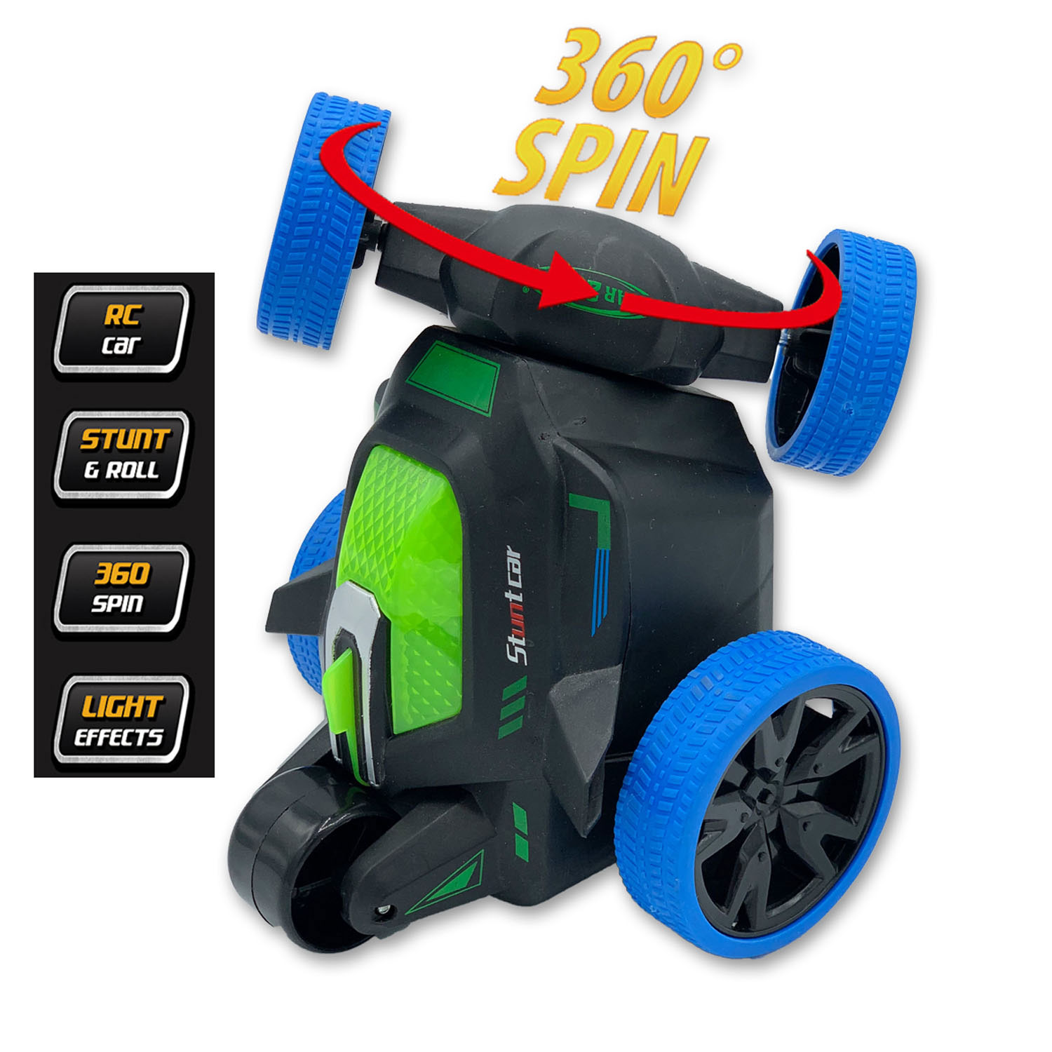 Brinquedo de carro Spinning Stunt, 360° Spinning Action Rotating Drift  Stunt Moto