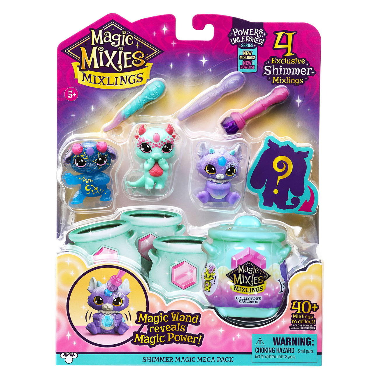 Magic Mixies Mixlings Magic Glitter Mega 4-Pack