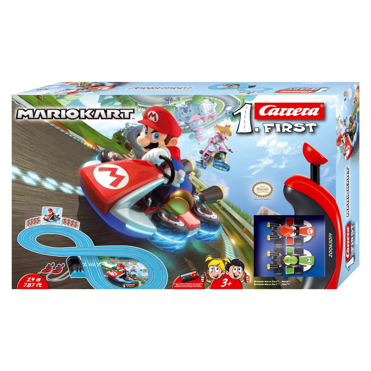 Carrera First Racebaan Mario Kart Thimble Toys 5246