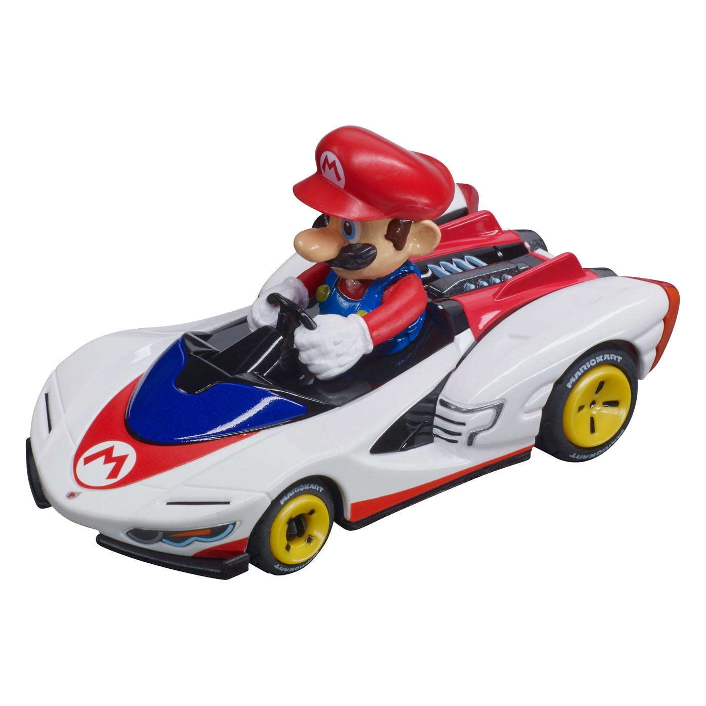 Pull Back Super Mario Race Car P-Wing - Mario | Thimble Toys