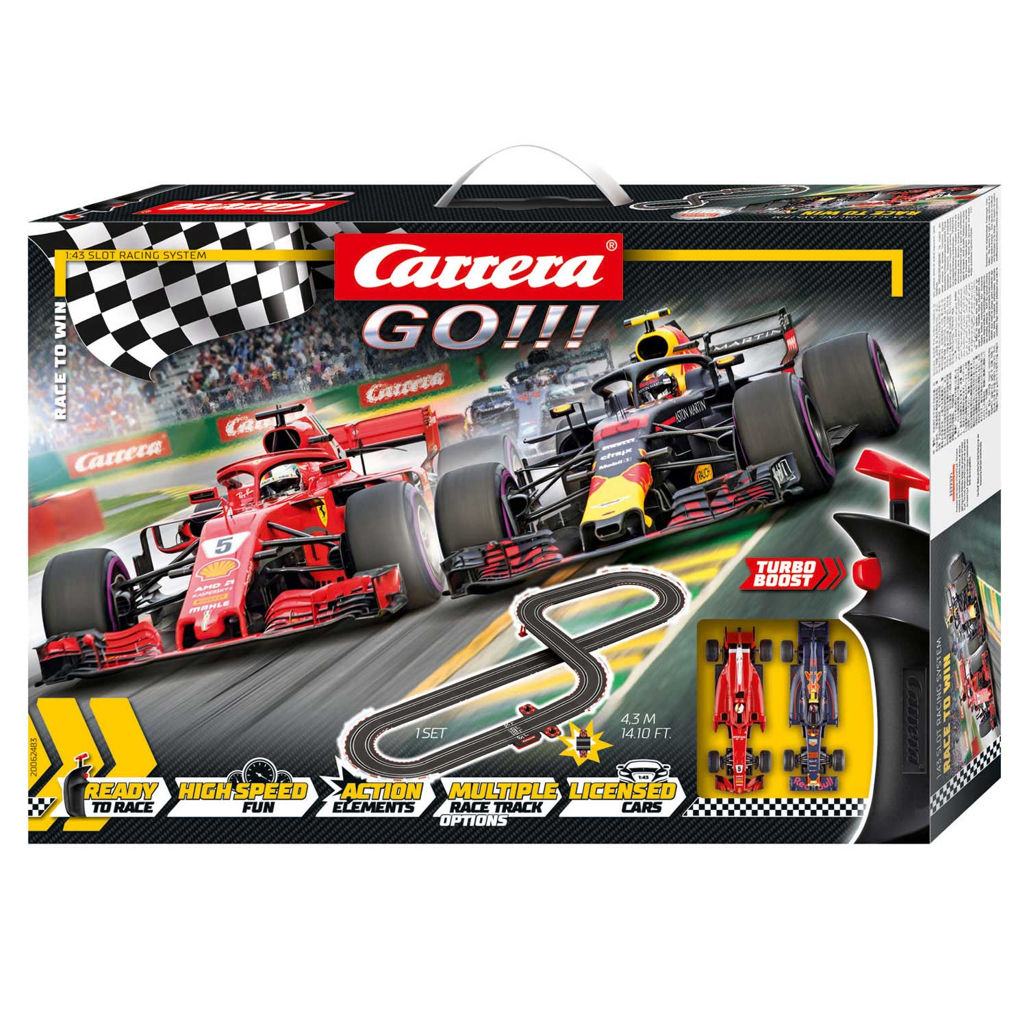 Carrera GO !!! Race Track - Race to Win | Thimble Toys