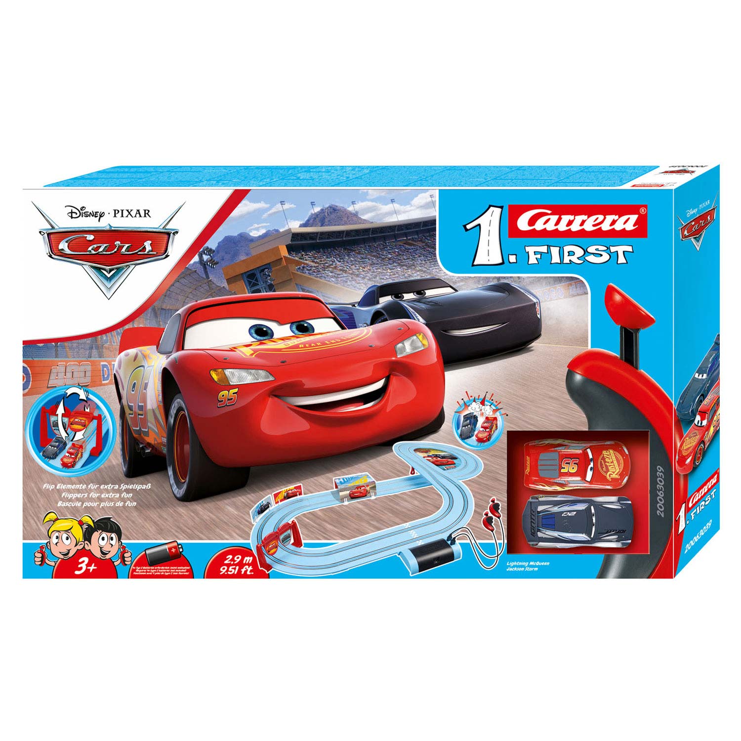 Beenmerg jas haai Carrera First Race Track - Cars Piston Cup | Thimble Toys