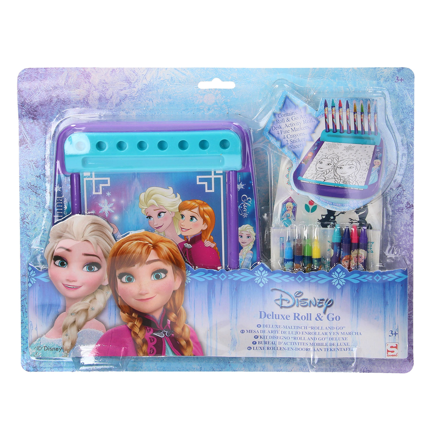 perspectief Collega beeld Disney Frozen Deluxe Roll &amp; Go Drawing Board | Thimble Toys