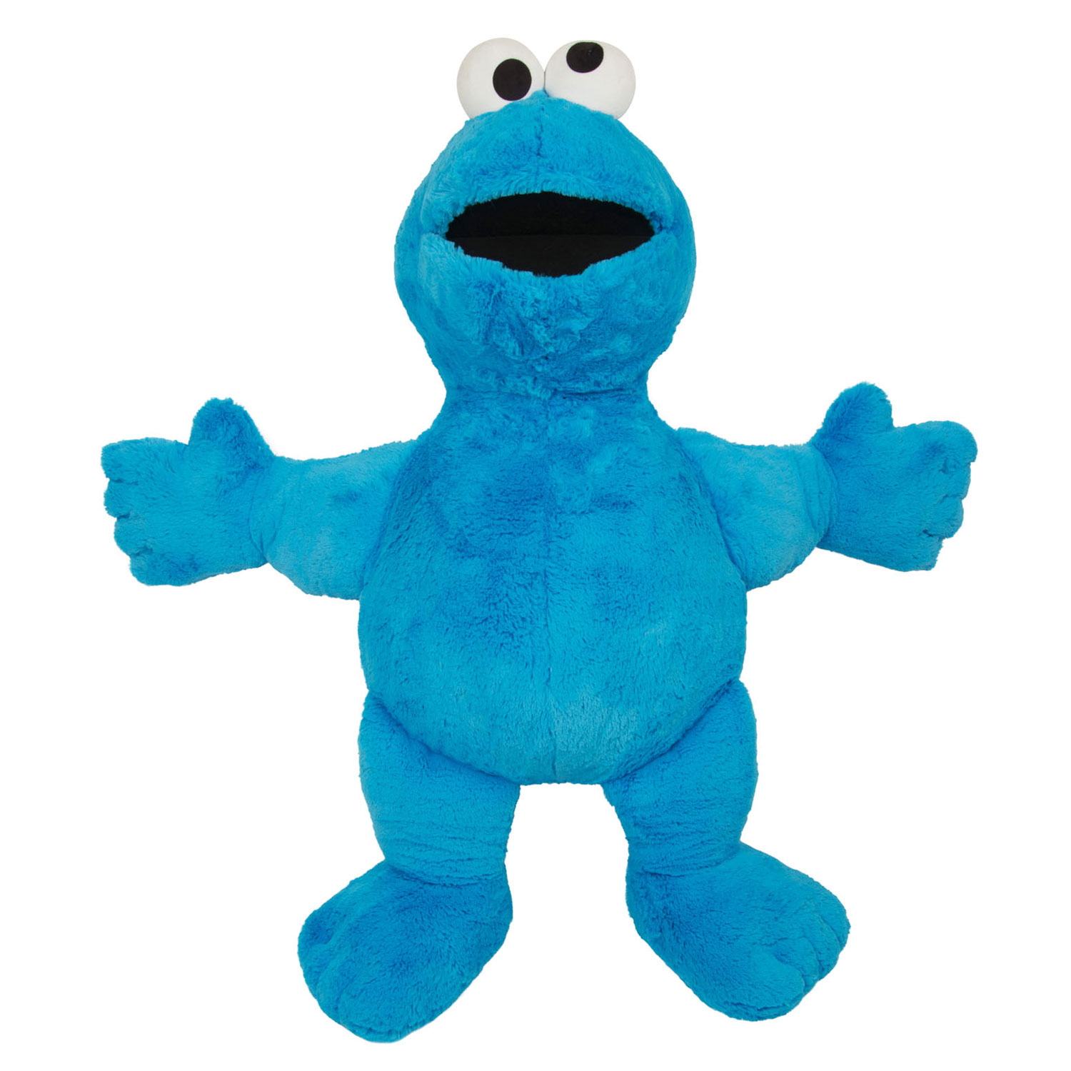 Voor een dagje uit dik God Sesame Street Plush Stuff - Cookie Monster, 100cm | Thimble Toys