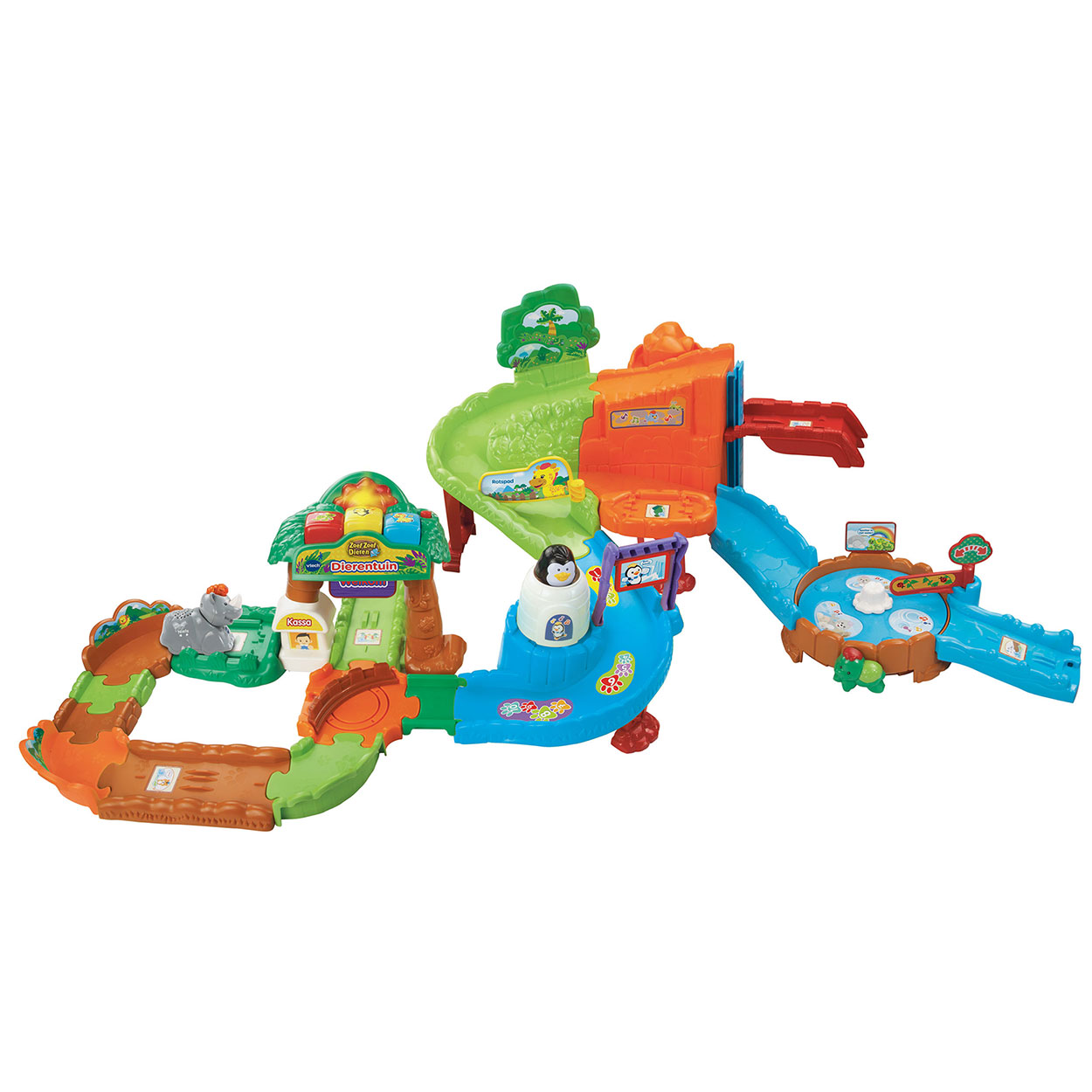 VTech 80-540623 Zoef Zoef Dieren Vrolijke Dierenboerderij - Speelfigurenset - Inclusief Accessoires - met Geluidseffecten - 1 tot 5 Jaar,Multi kleuren, Nederlands gesproken
