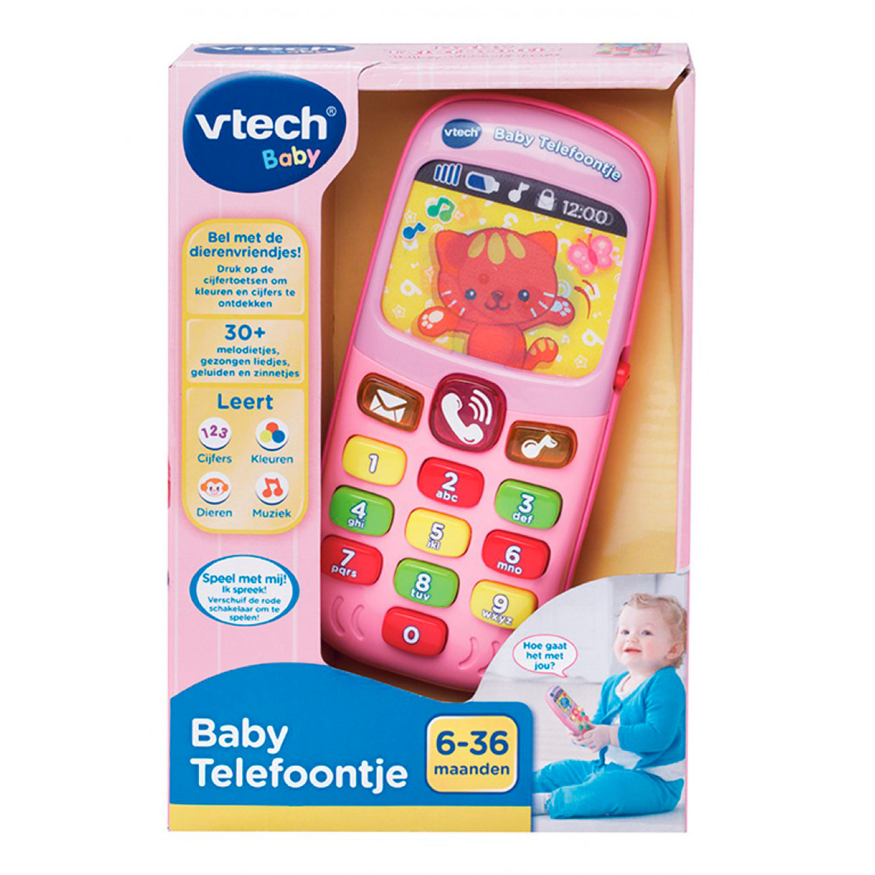 VTech - Téléphone interactif - Baby smartphone bilingue