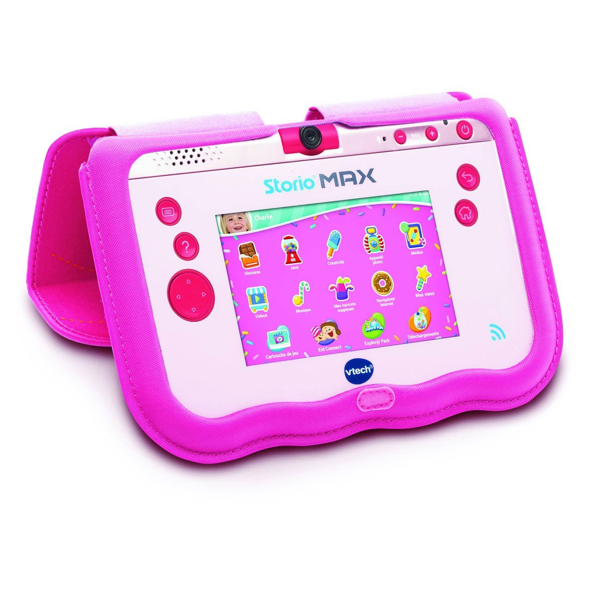 VTech Storio Max 5 - Pink Stand Case, 218559 - FR Version - Compatible  with Storio MAX 2.0 and Storio MAX