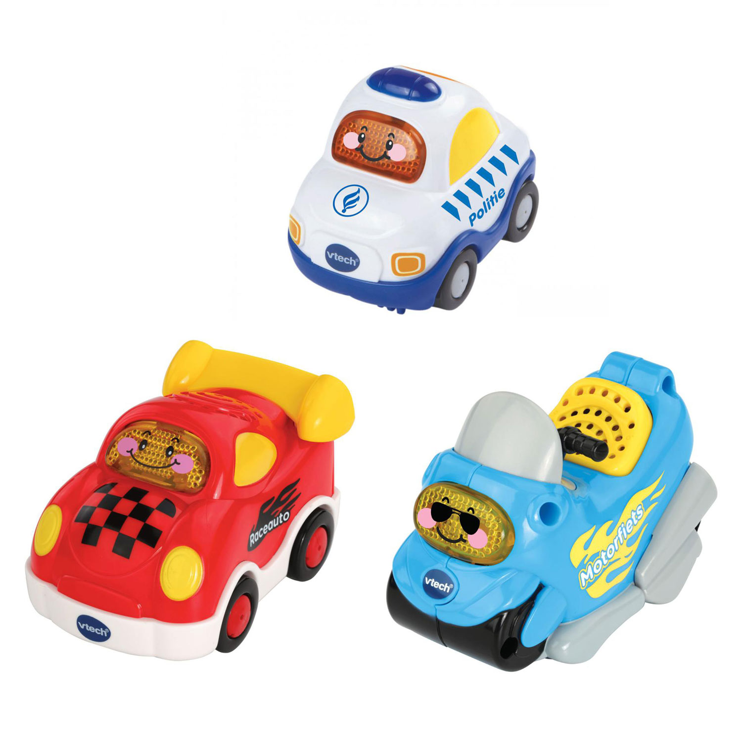 bungeejumpen gesprek spannend VTech Toet Toet Auto's - Trio Verpakking Politie | Thimble Toys