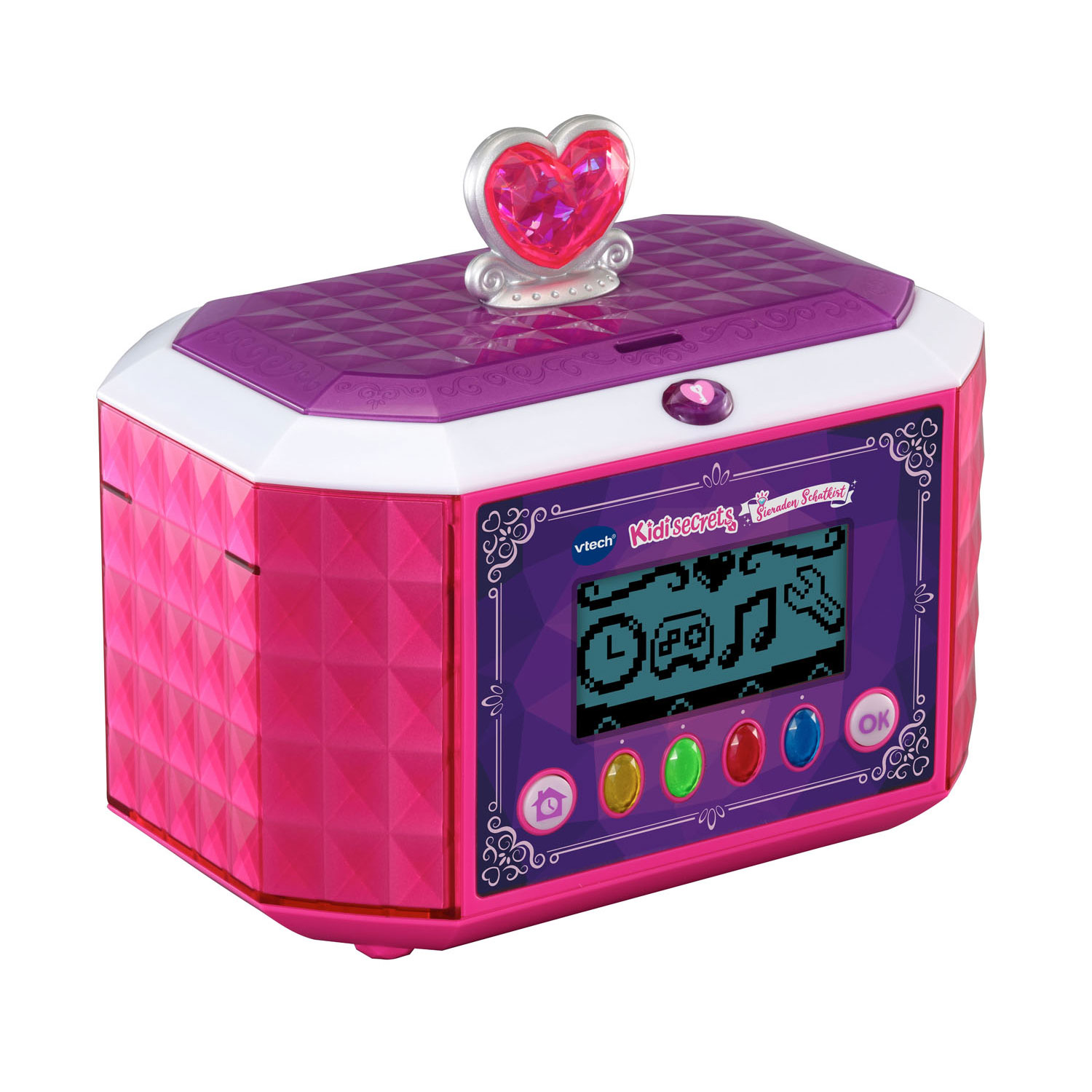 VTech - KidiSecrets, My Pink and Purple MagicLocker Locker, Secret Safe  with Code, Customisable Treasure Box, Speaker, Games, Alarm Clock, Gift for  Children from 6 Years to 12 Years : : Toys