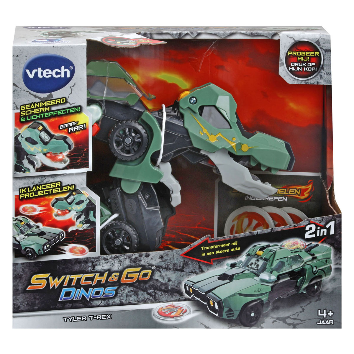 Vtech Switch & Go Dino Thrash the T-Rex - Toys At Foys
