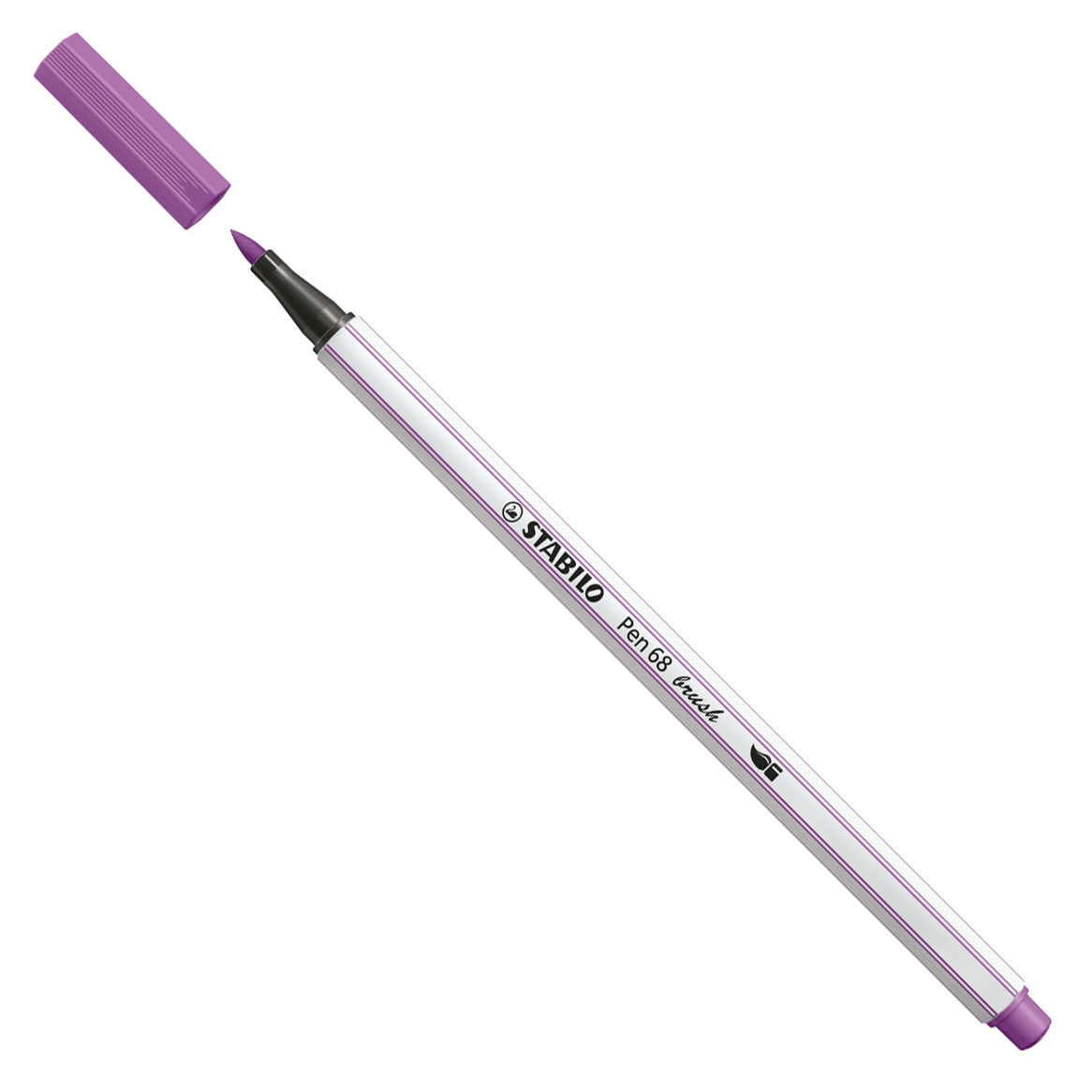 STABILO Pen 68 Brush 60 - Plum Purple