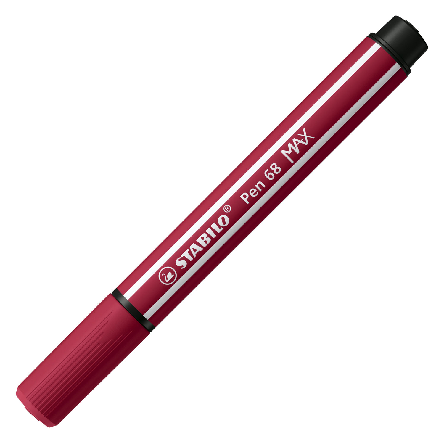 STABILO Pen 68 MAX - Felt-tip pen with thick chisel tip - heather
