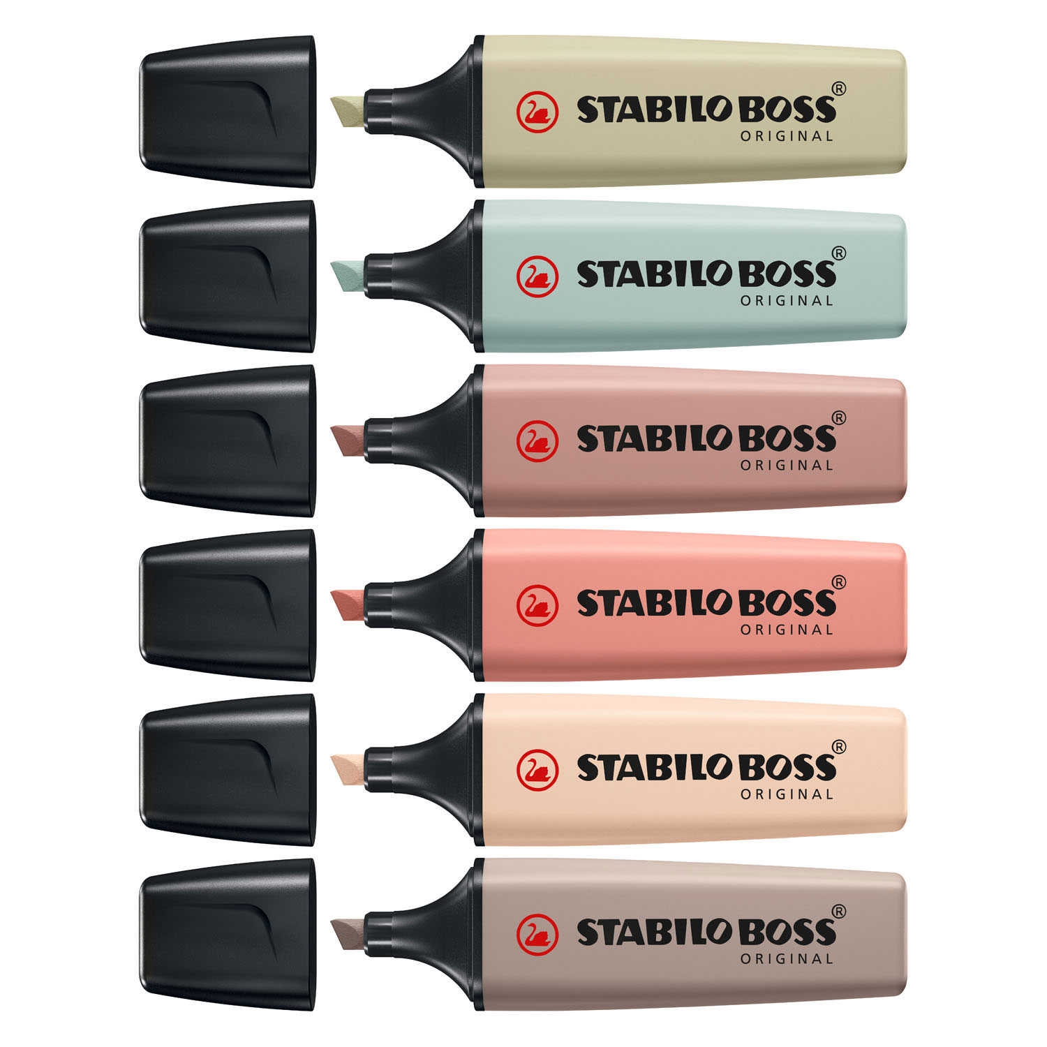 Which of these two colors of our 6 new nature-inspired STABILO BOSS OR